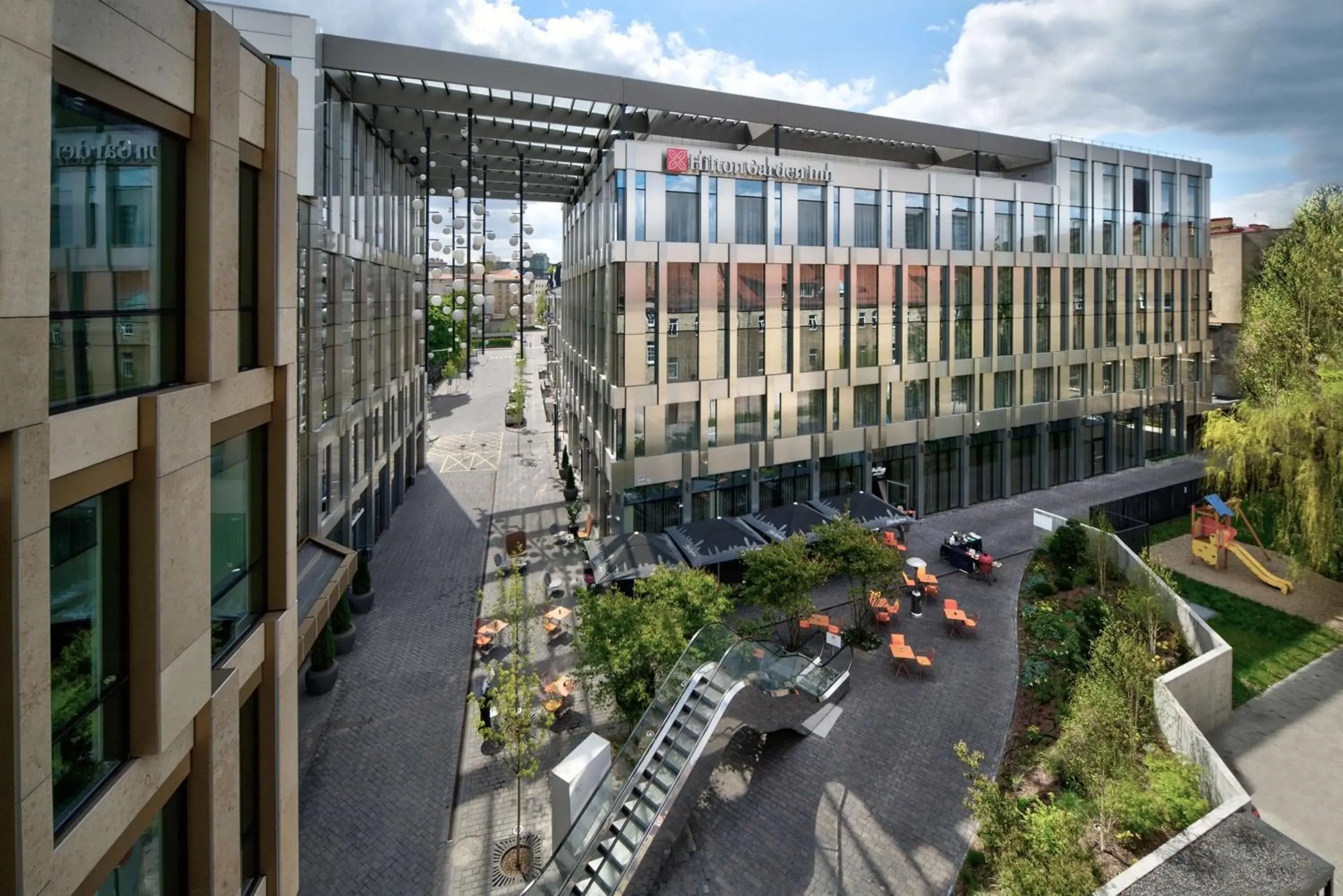 Property building in Hilton Garden Inn Vilnius City Centre Property building in Hilton Garden Inn Vilnius City Centre