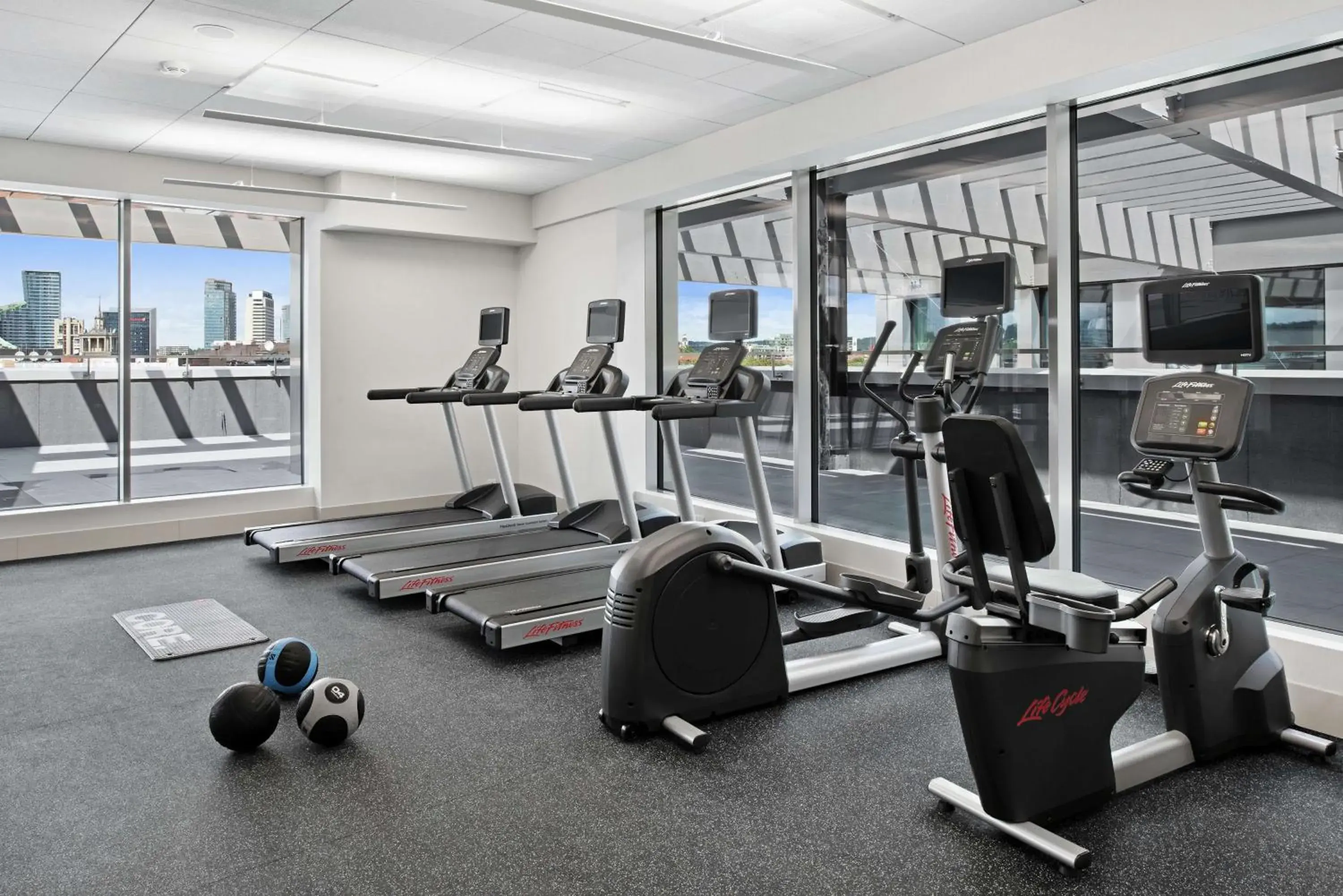 Fitness centre/facilities in Hilton Garden Inn Vilnius City Centre Fitness centre/facilities in Hilton Garden Inn Vilnius City Centre