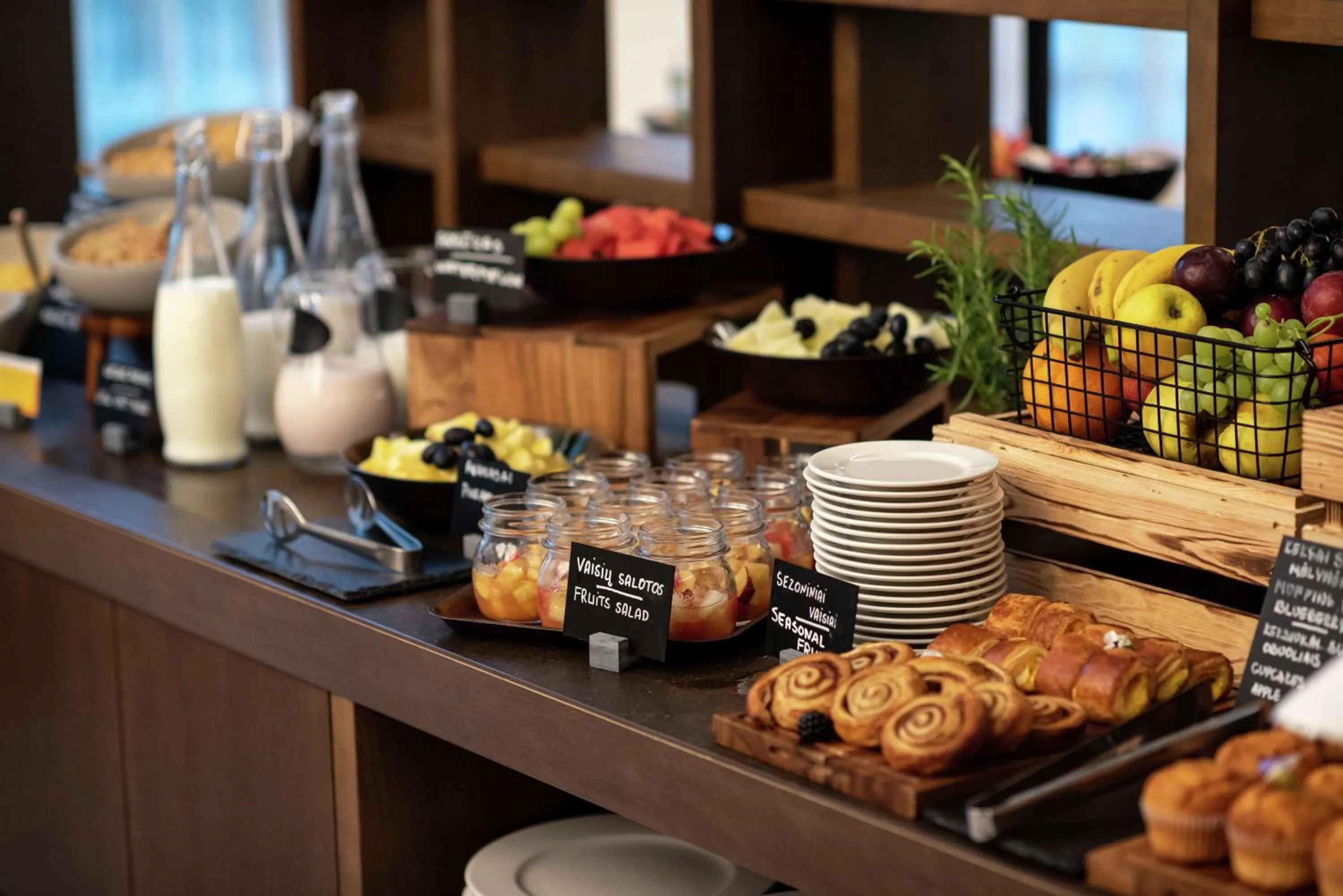 Breakfast in Hilton Garden Inn Vilnius City Centre