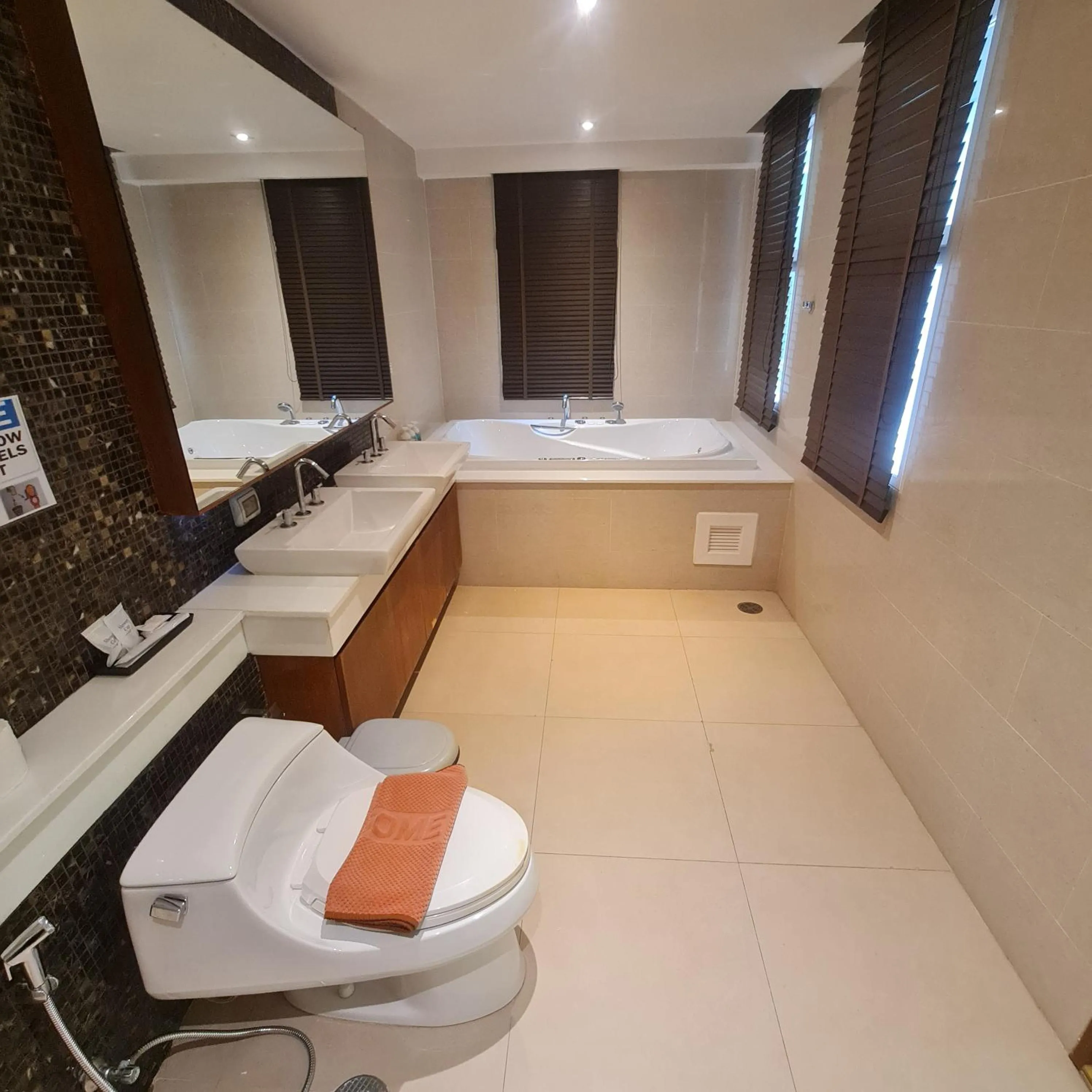 Bathroom, Bed in The Privilege Residence