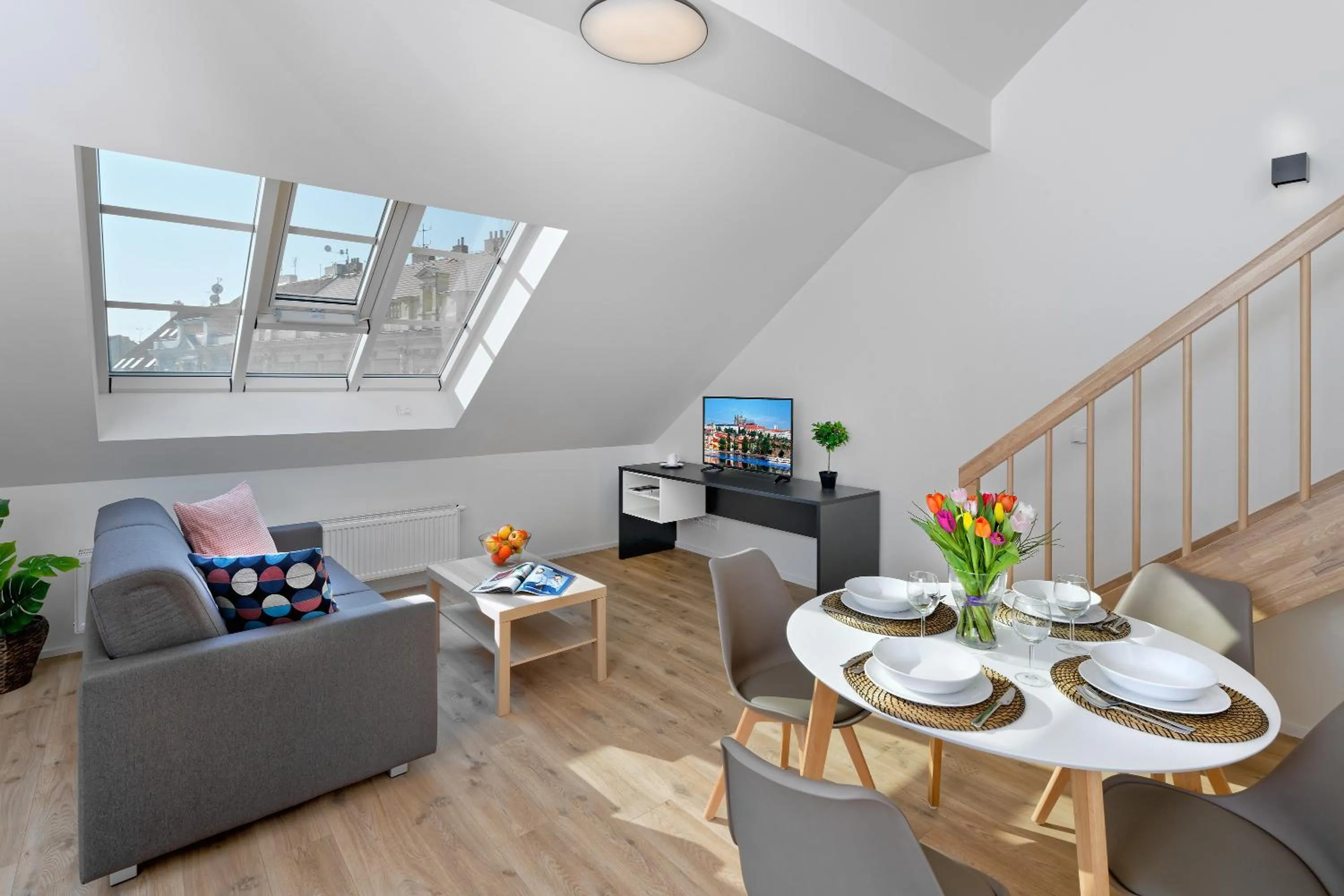 TV and multimedia in DownTown Suites Jugoslavska