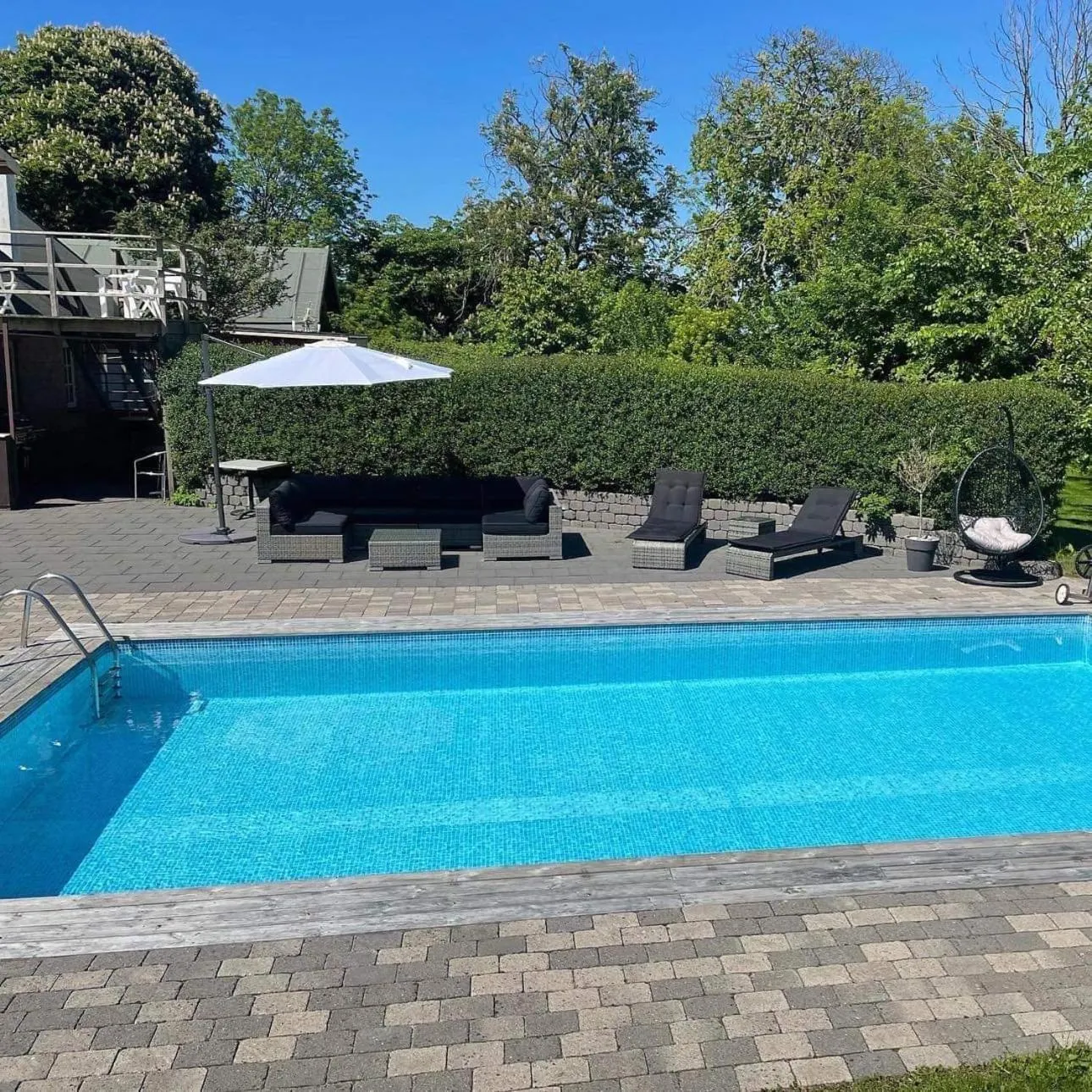 Patio in Vingårdens Bed & Breakfast