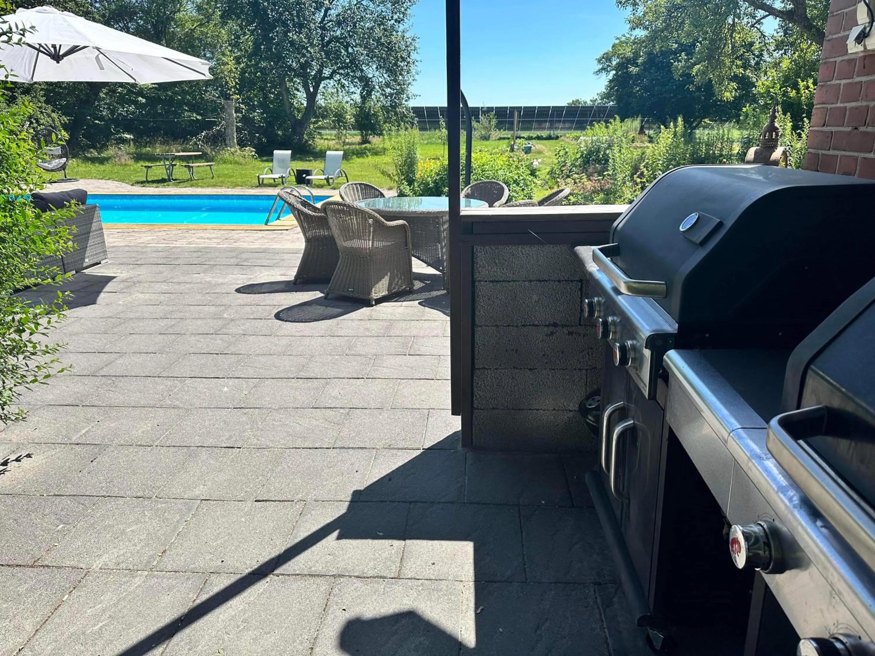 Patio in Vingårdens Bed & Breakfast