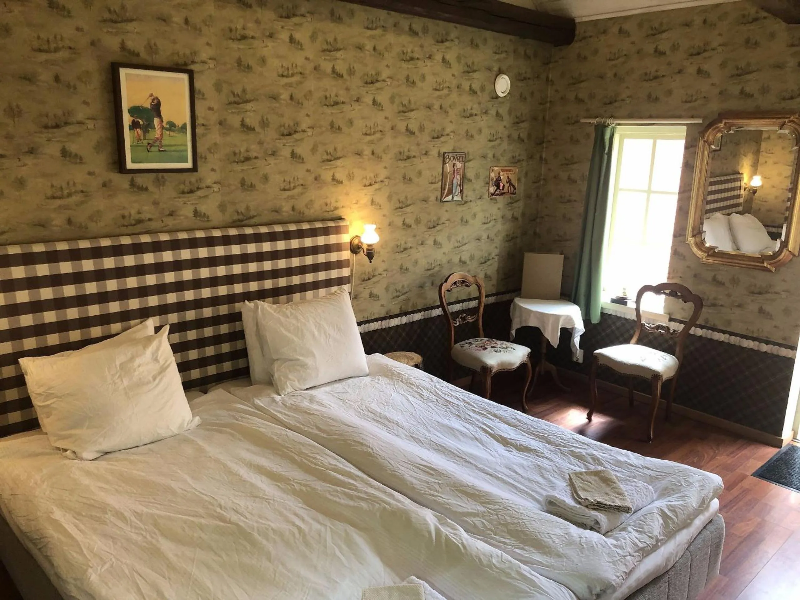 Bed in Vingårdens Bed & Breakfast