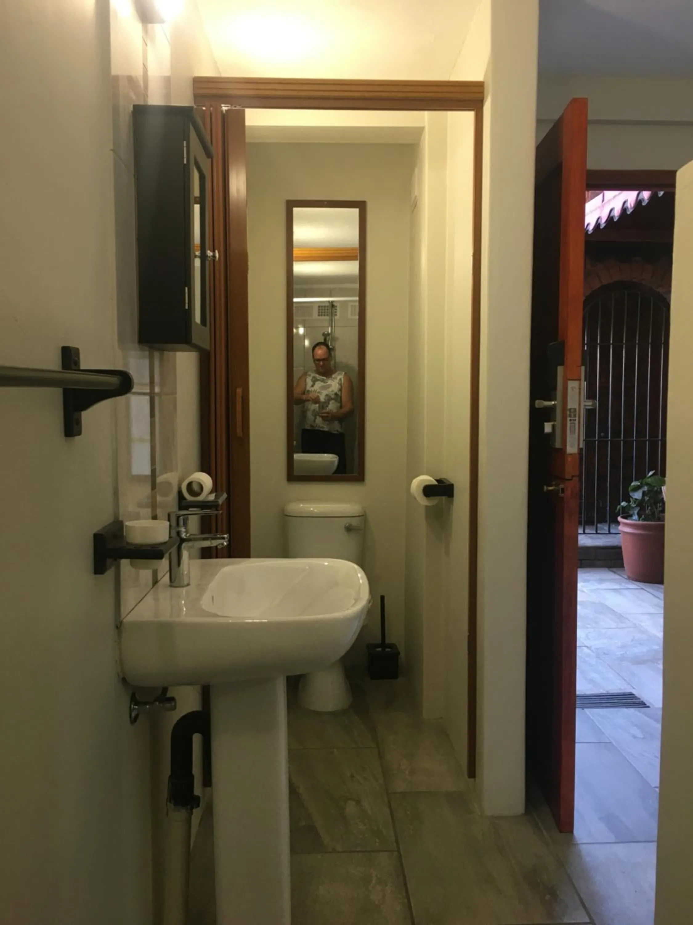 Bathroom in The Travel Inn Durban