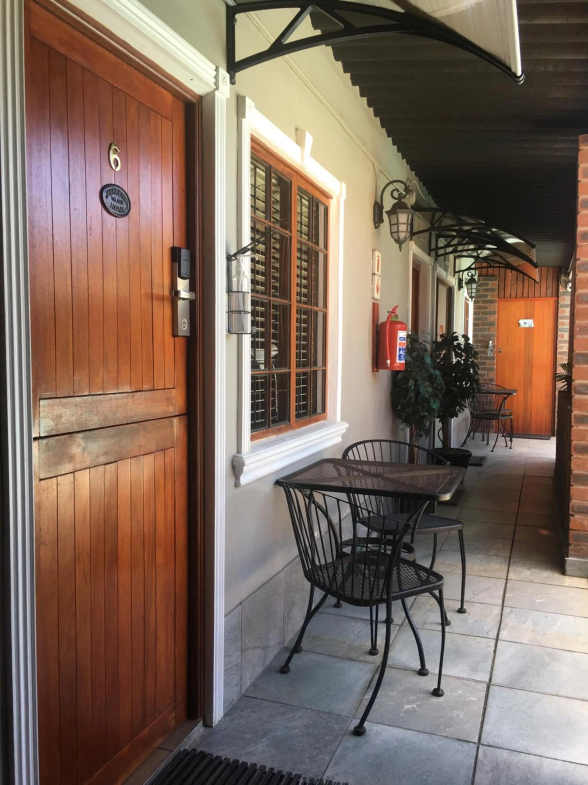 Patio in The Travel Inn Durban