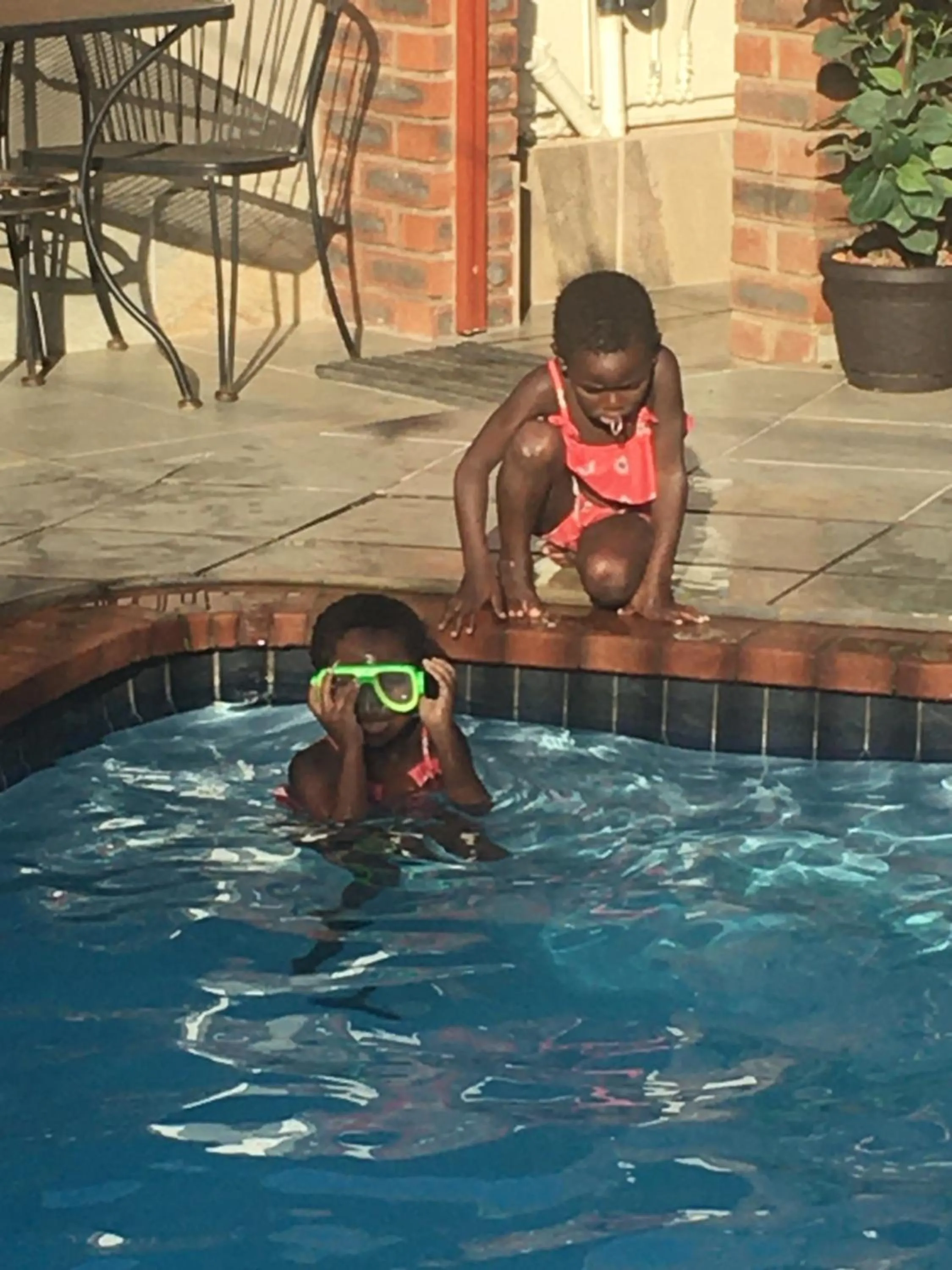 Pool view in The Travel Inn Durban