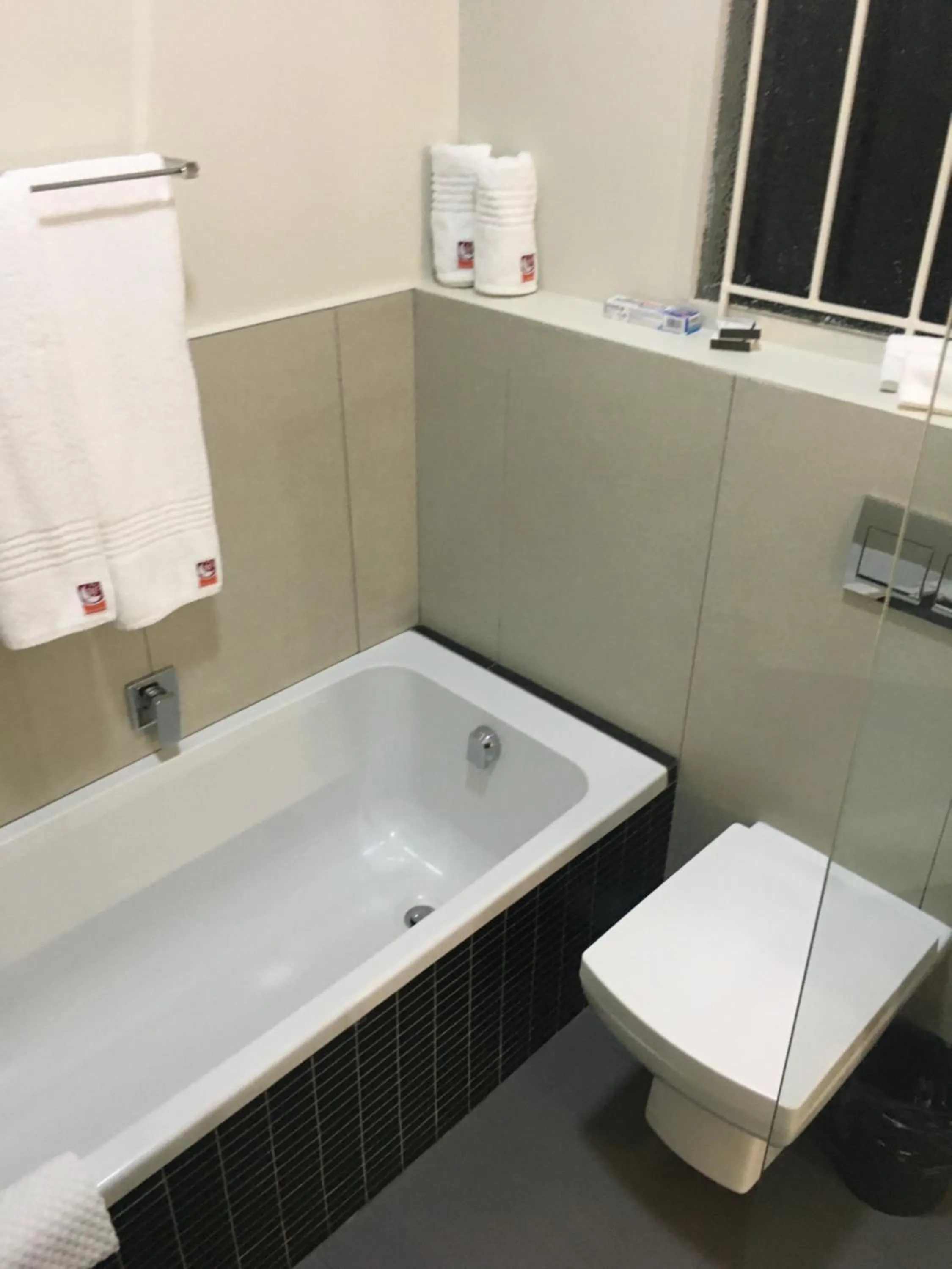 Bathroom in The Travel Inn Durban