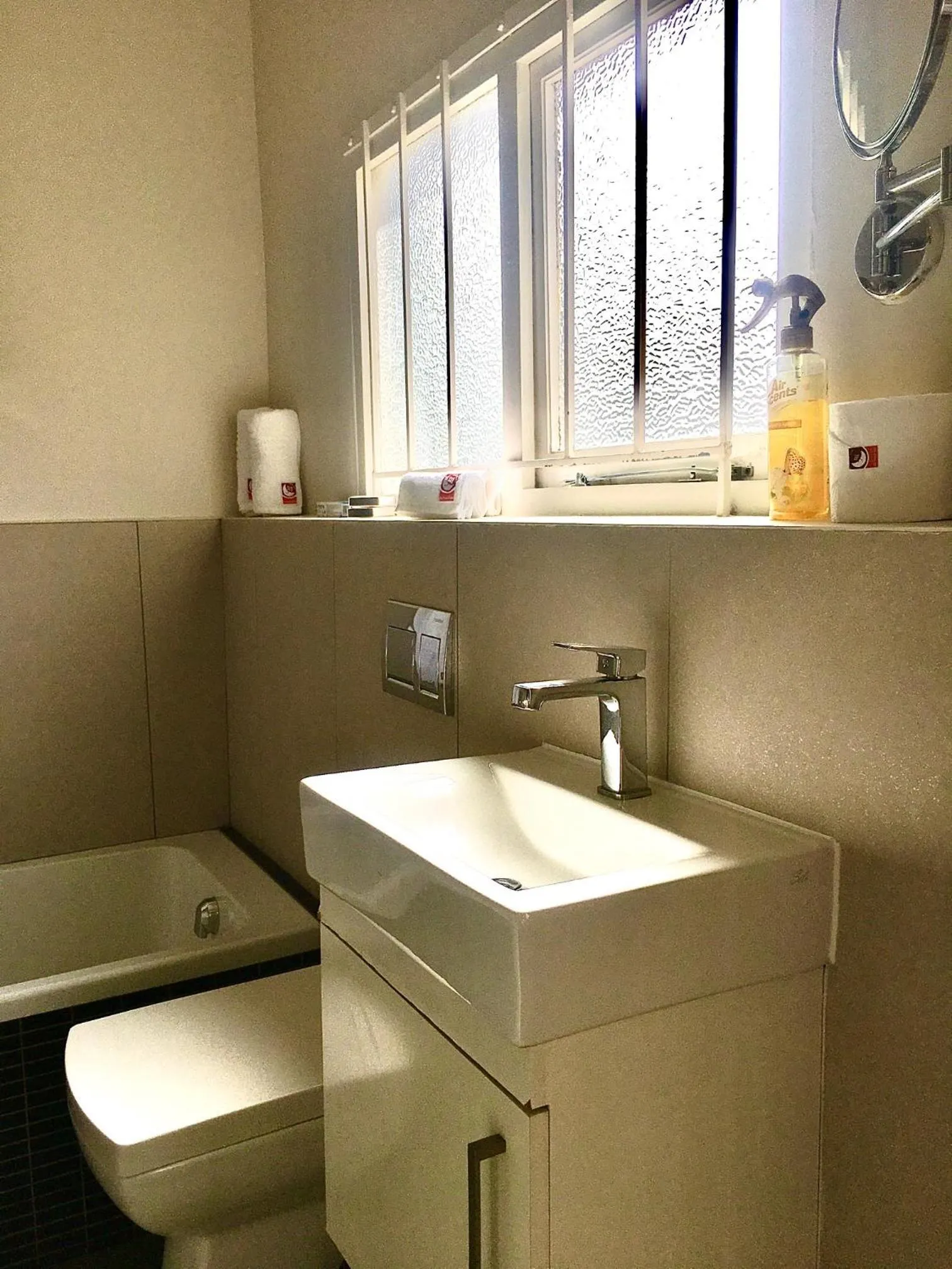 Bathroom in The Travel Inn Durban