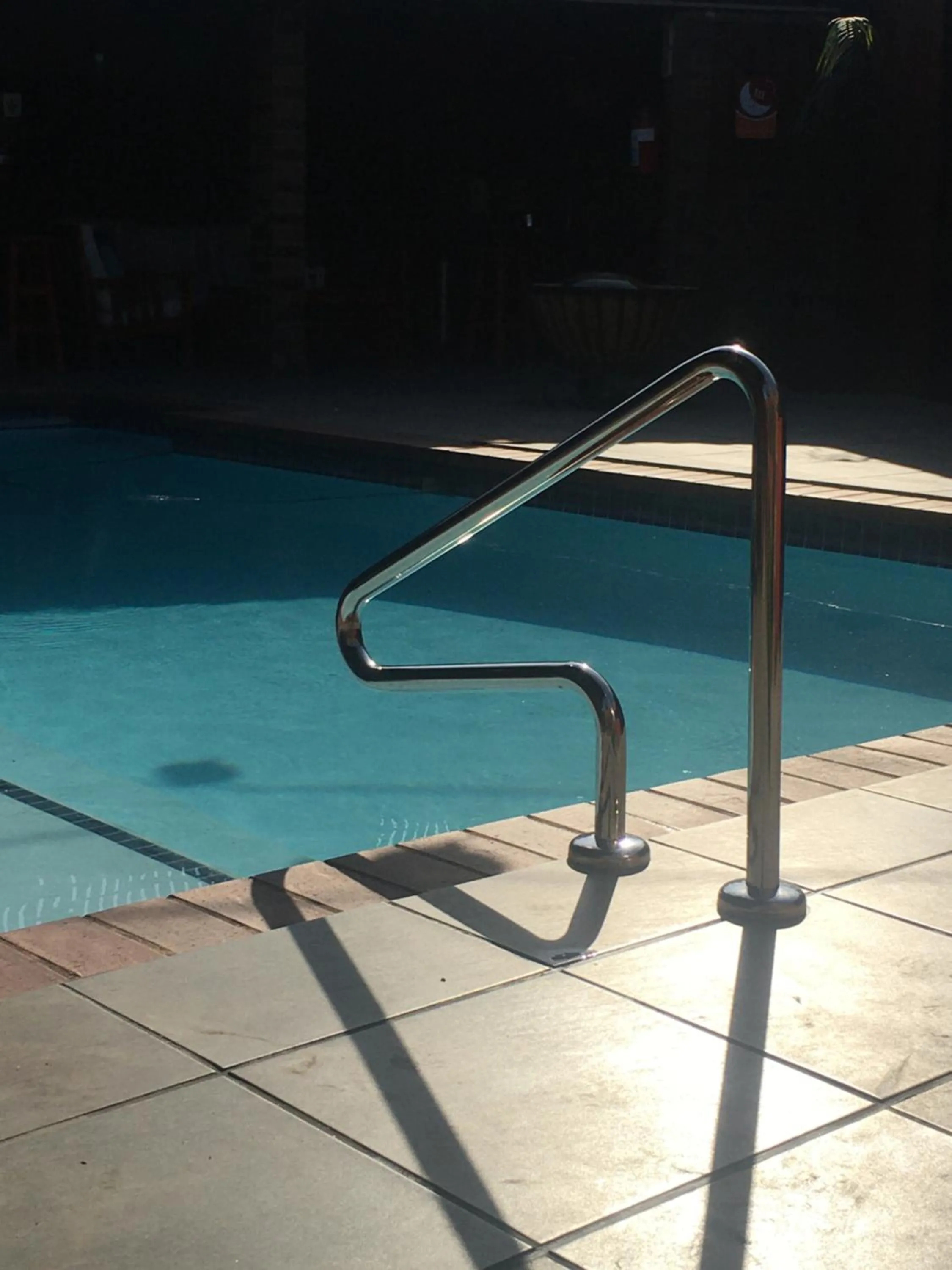 Pool view in The Travel Inn Durban
