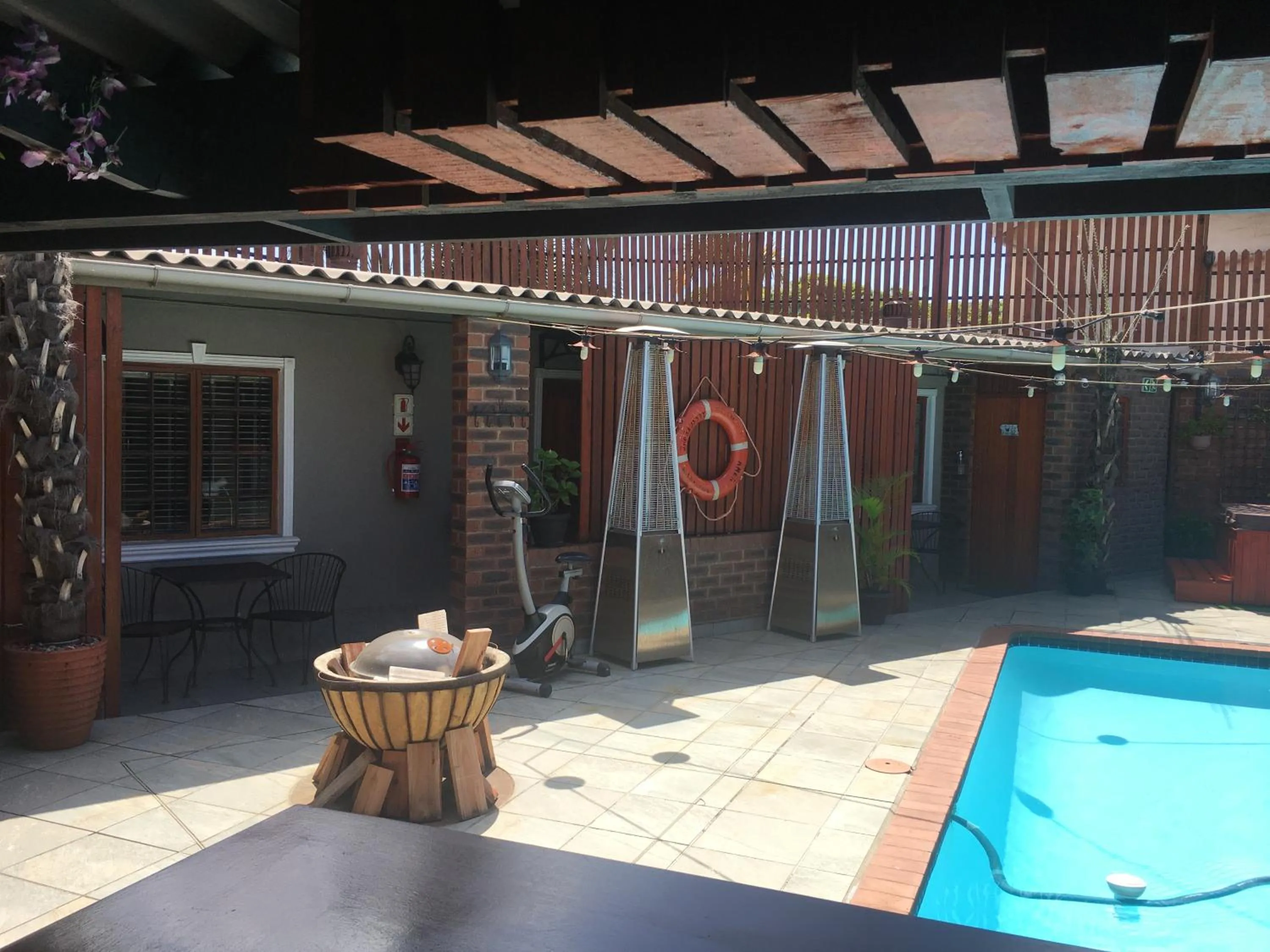 Patio in The Travel Inn Durban