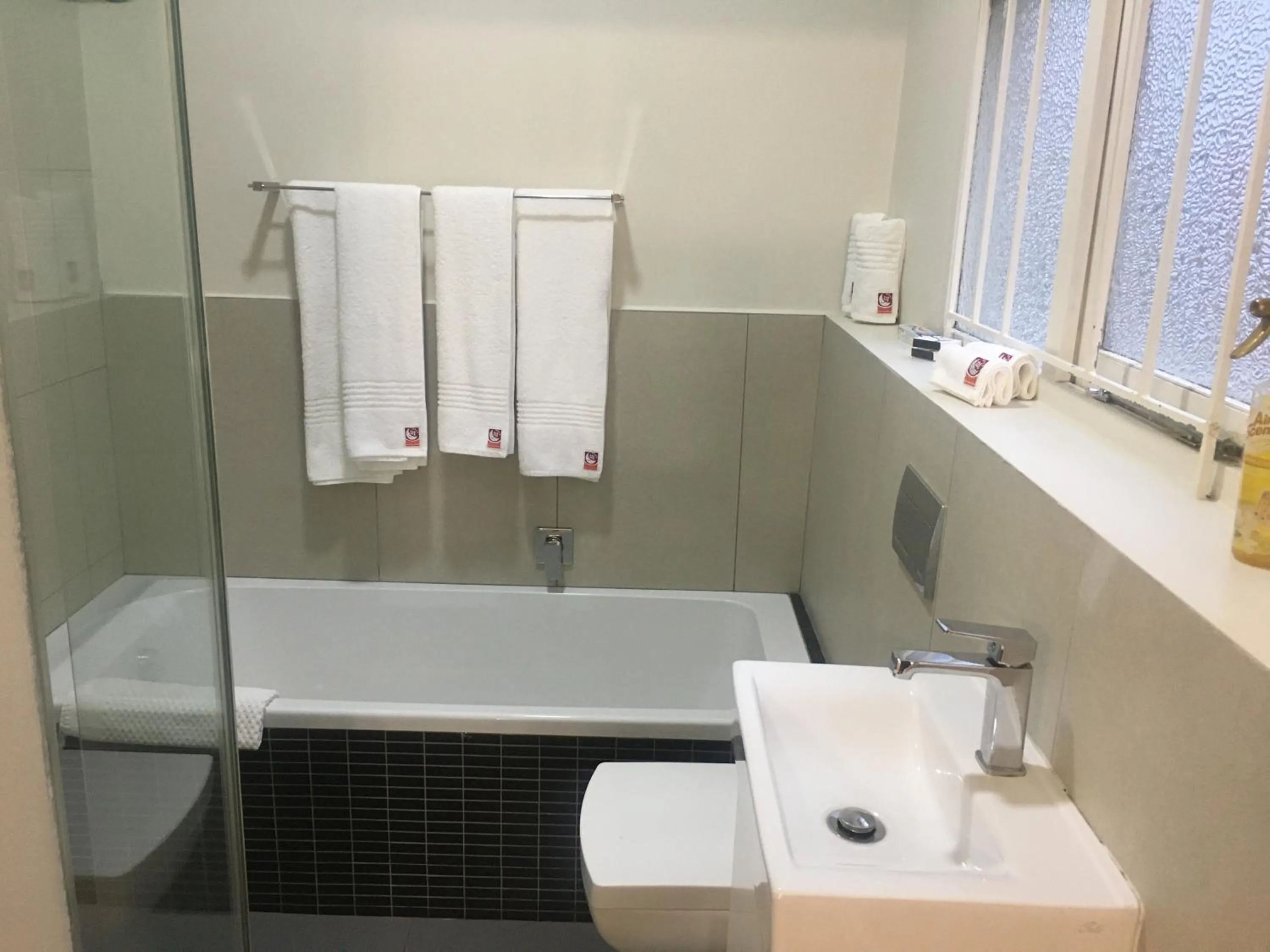 Bathroom in The Travel Inn Durban