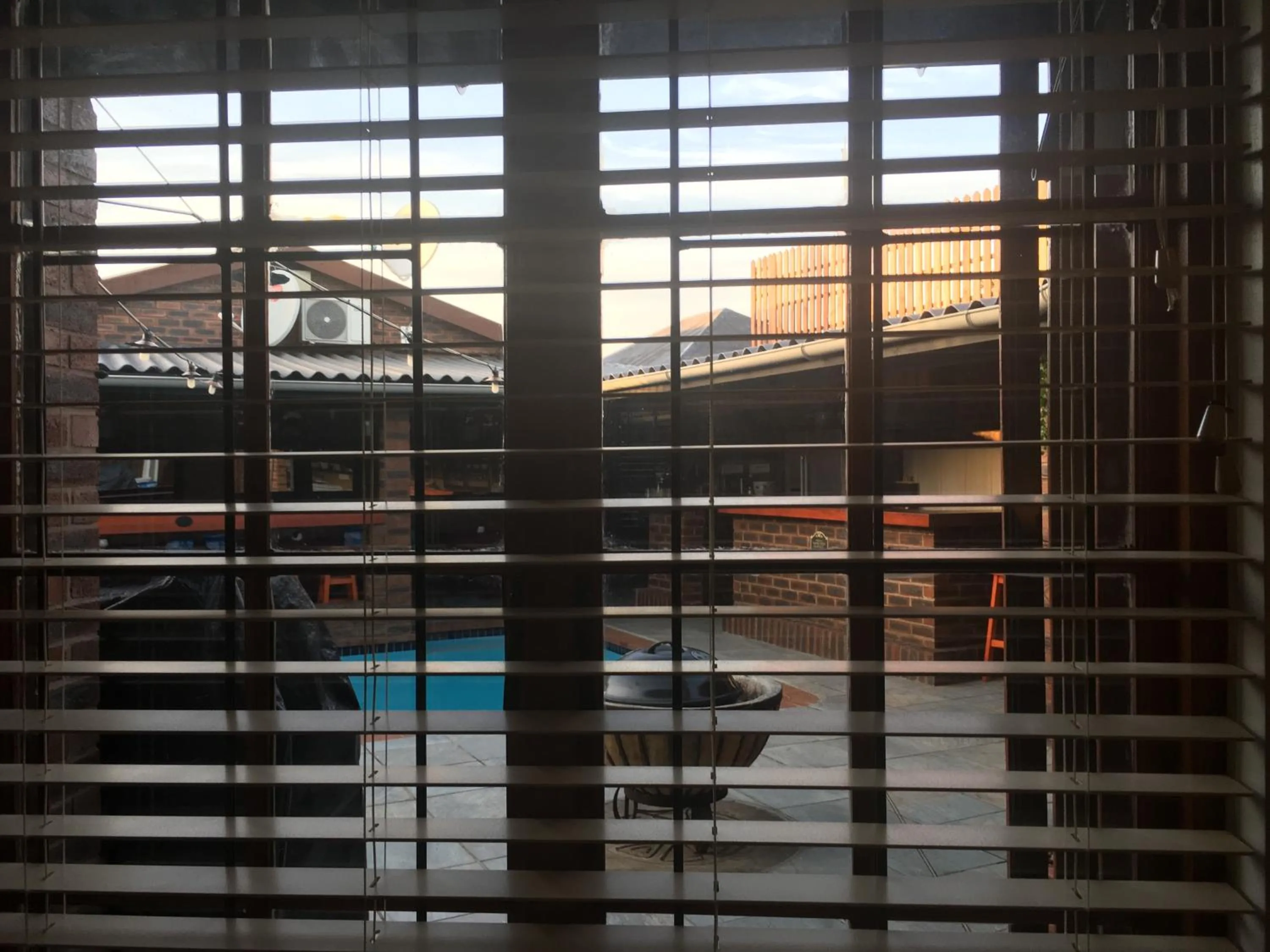 Pool view in The Travel Inn Durban