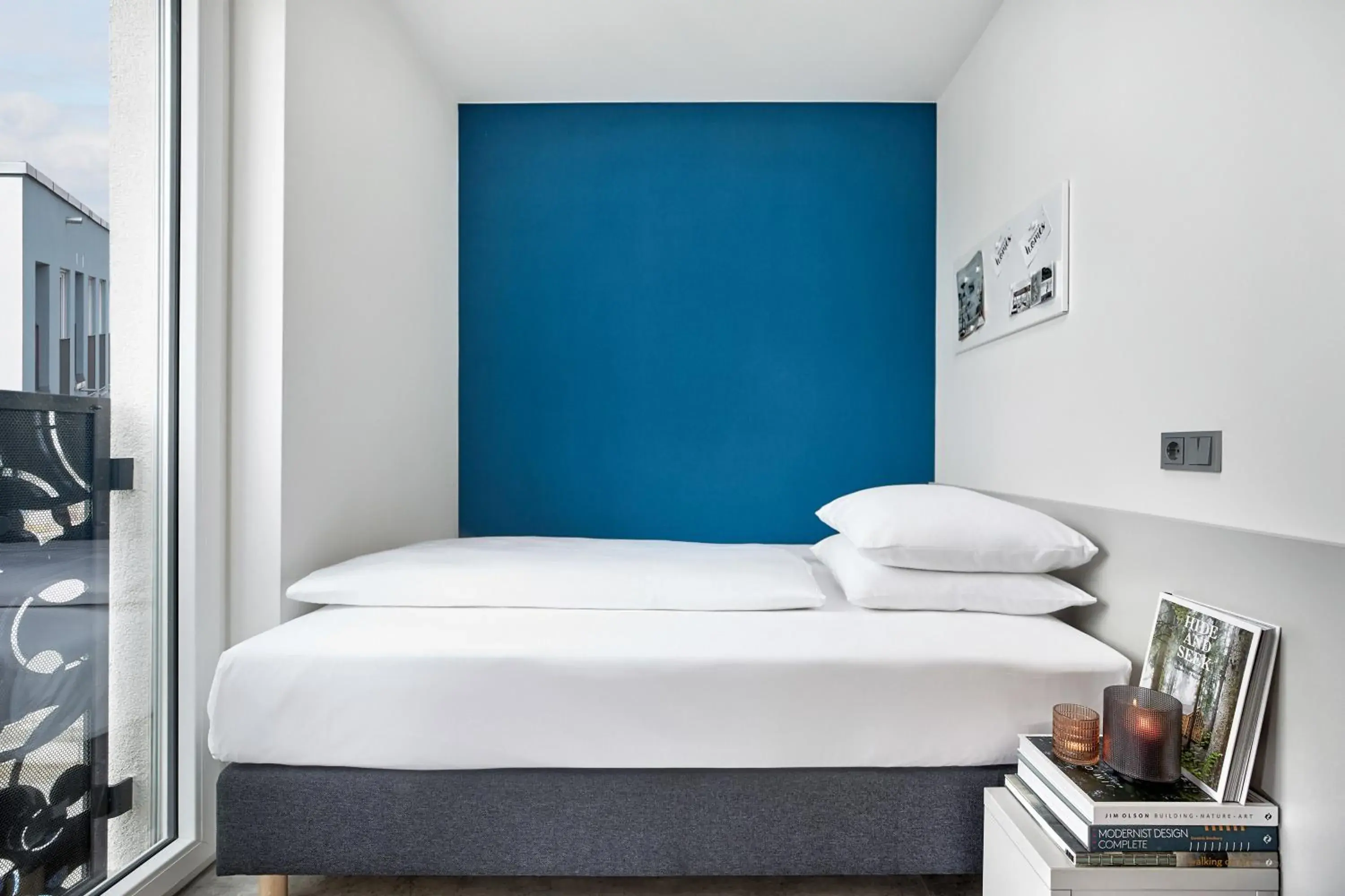 Bed in H.ome Serviced Apartments München Bed in H.ome Serviced Apartments München