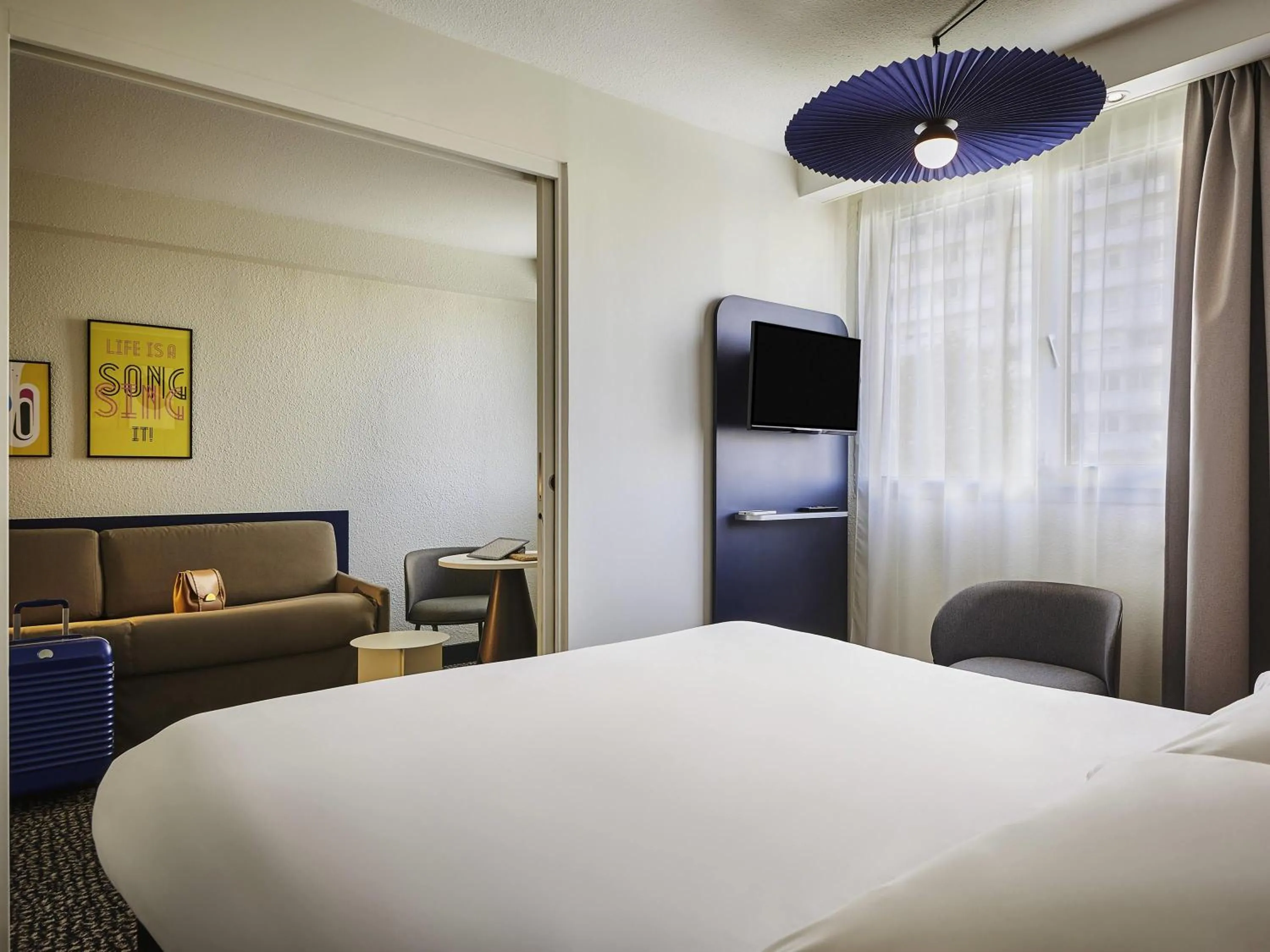 Bedroom, Bed in ibis Paris Avenue d'Italie 13ème