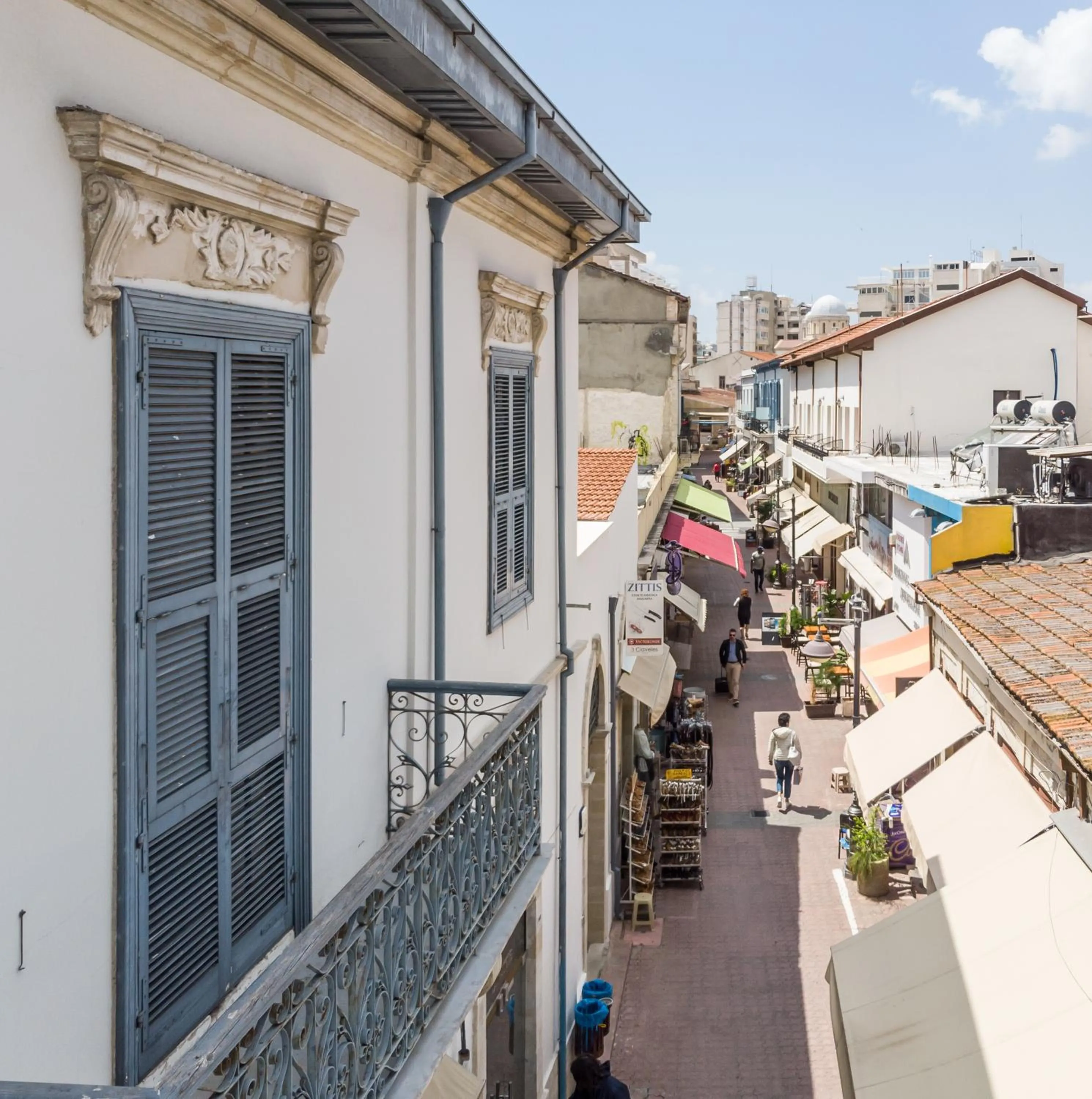 Bird's eye view in Limassol Old Town Mansion