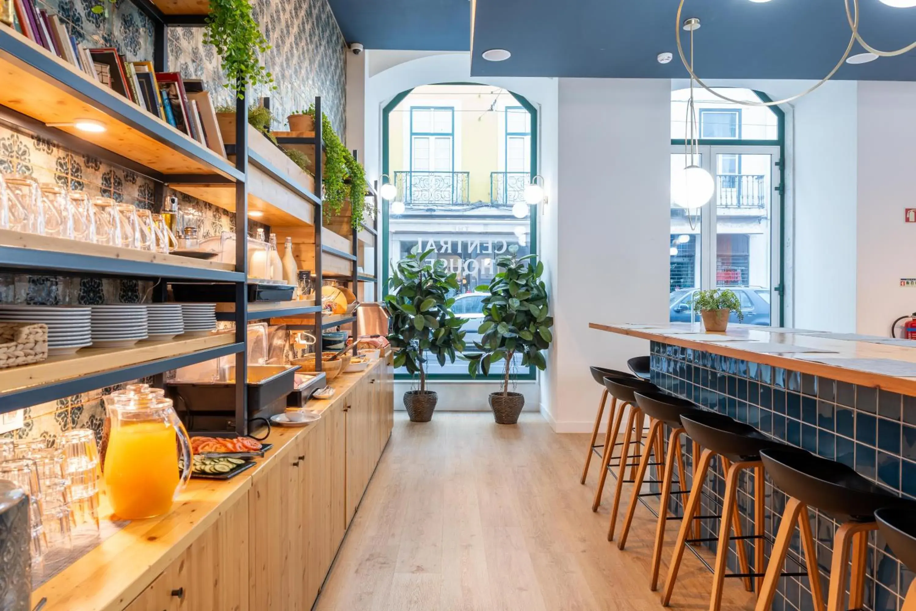 Buffet breakfast in The Central House Lisbon Baixa Buffet breakfast in The Central House Lisbon Baixa