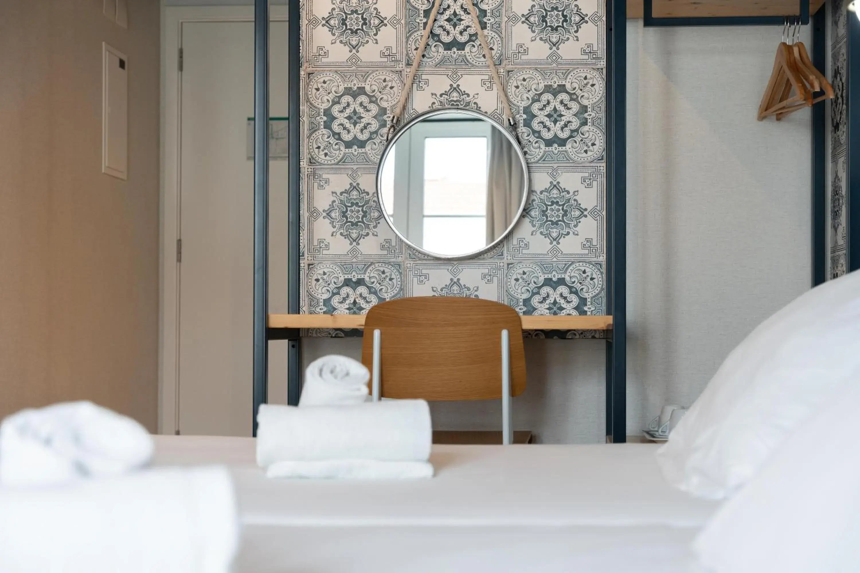 Decorative detail, Bed in The Central House Lisbon Baixa Decorative detail, Bed in The Central House Lisbon Baixa