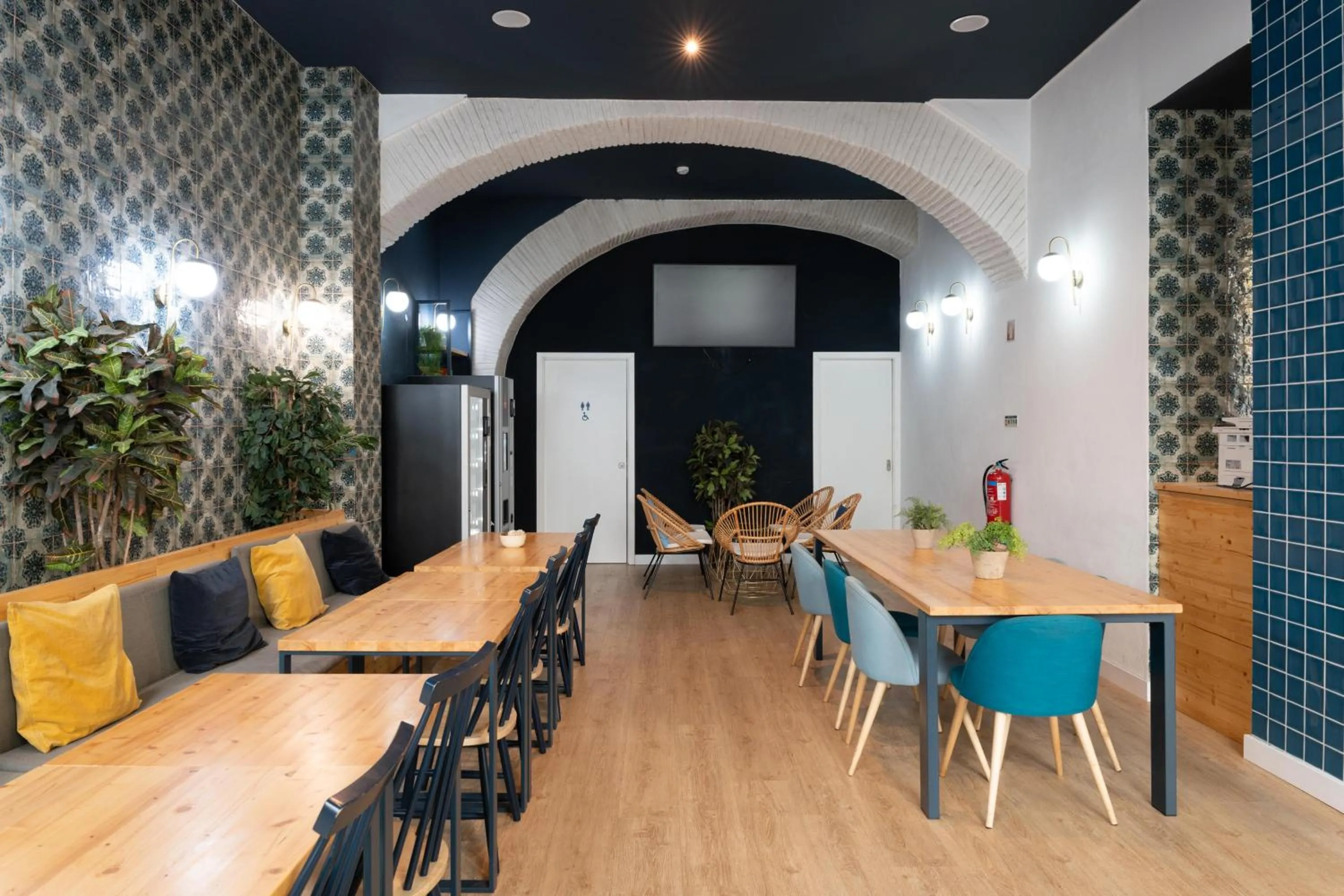 Dining area in The Central House Lisbon Baixa