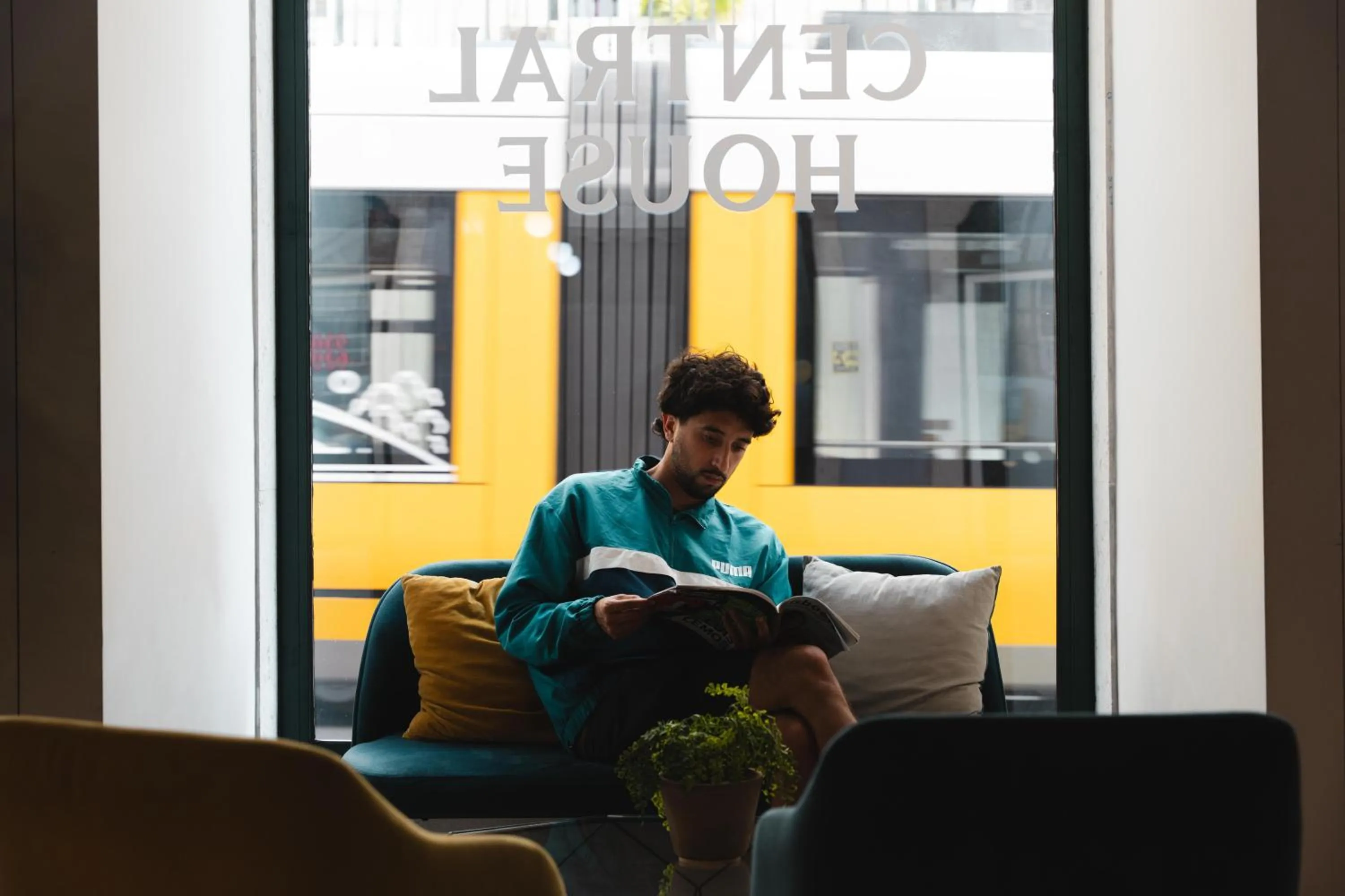 People in The Central House Lisbon Baixa