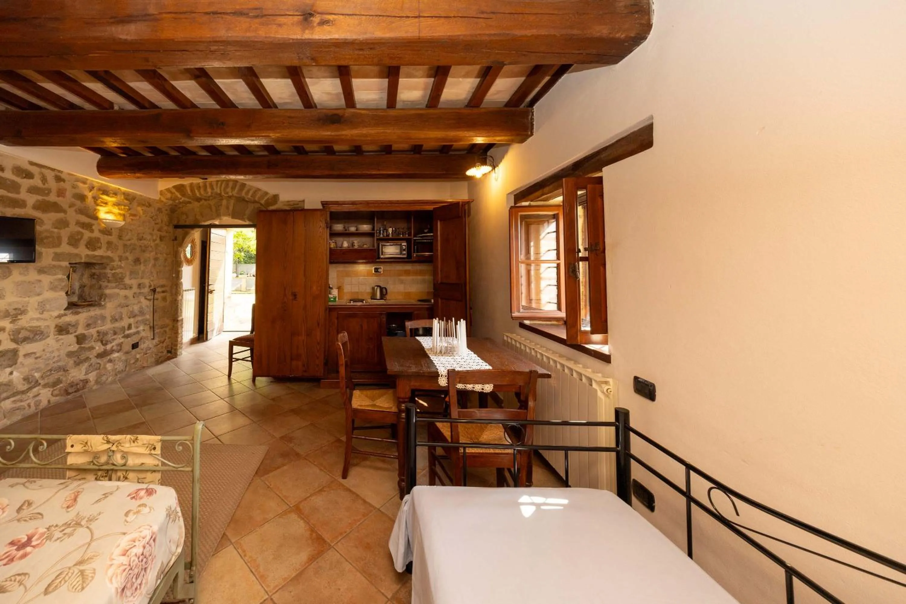 Kitchen or kitchenette in Agriturismo La Palazzetta di Assisi