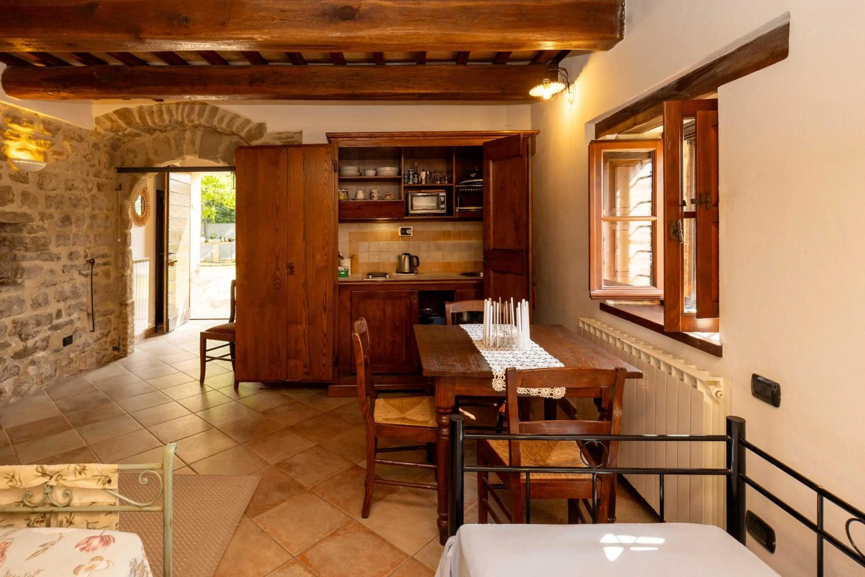 Kitchen or kitchenette in Agriturismo La Palazzetta di Assisi