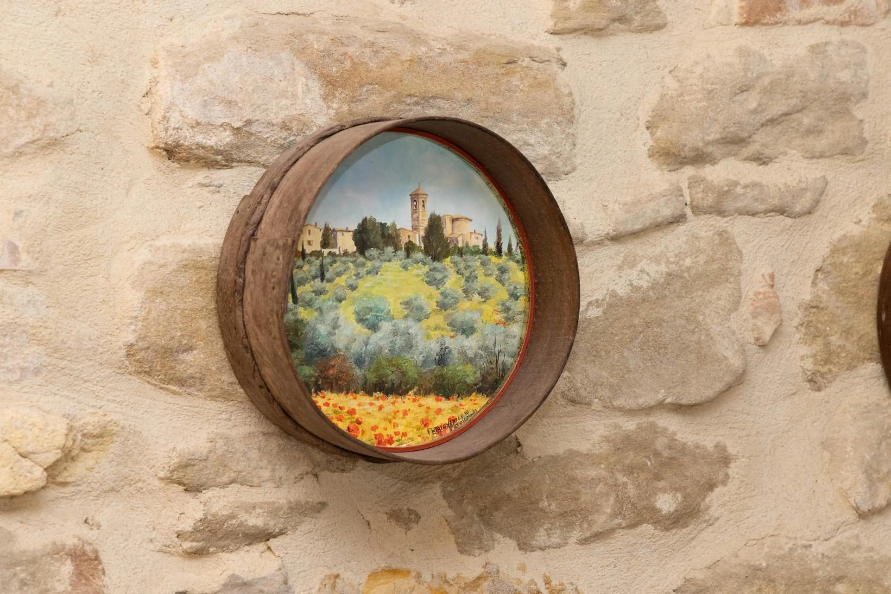 Decorative detail in Agriturismo La Palazzetta di Assisi