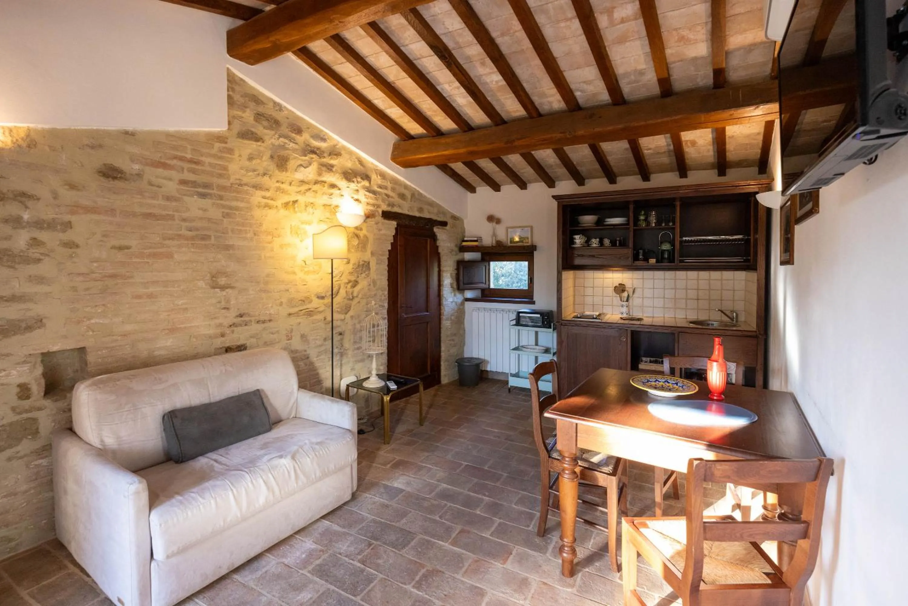 Kitchen or kitchenette in Agriturismo La Palazzetta di Assisi