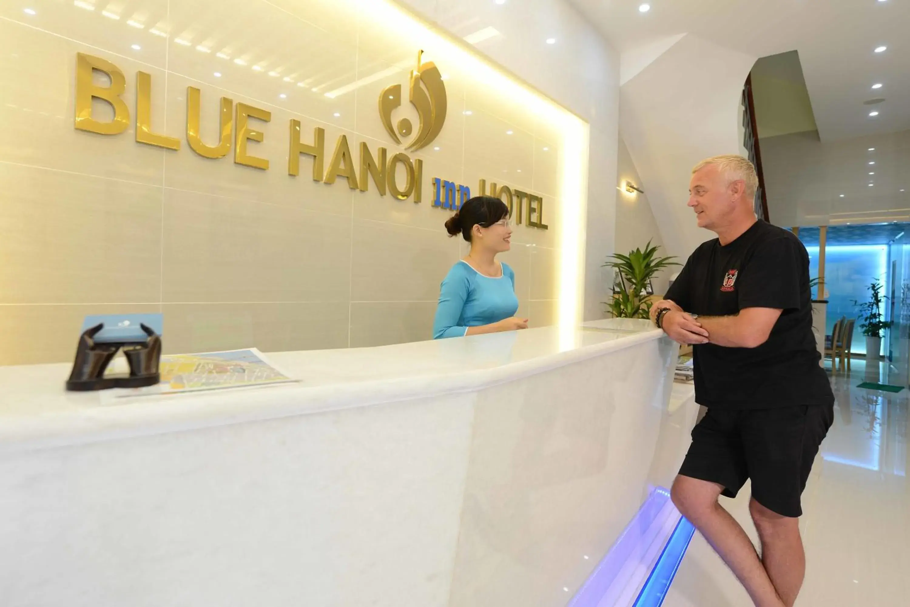 Lobby or reception in Blue Hanoi Inn Hotel Lobby or reception in Blue Hanoi Inn Hotel