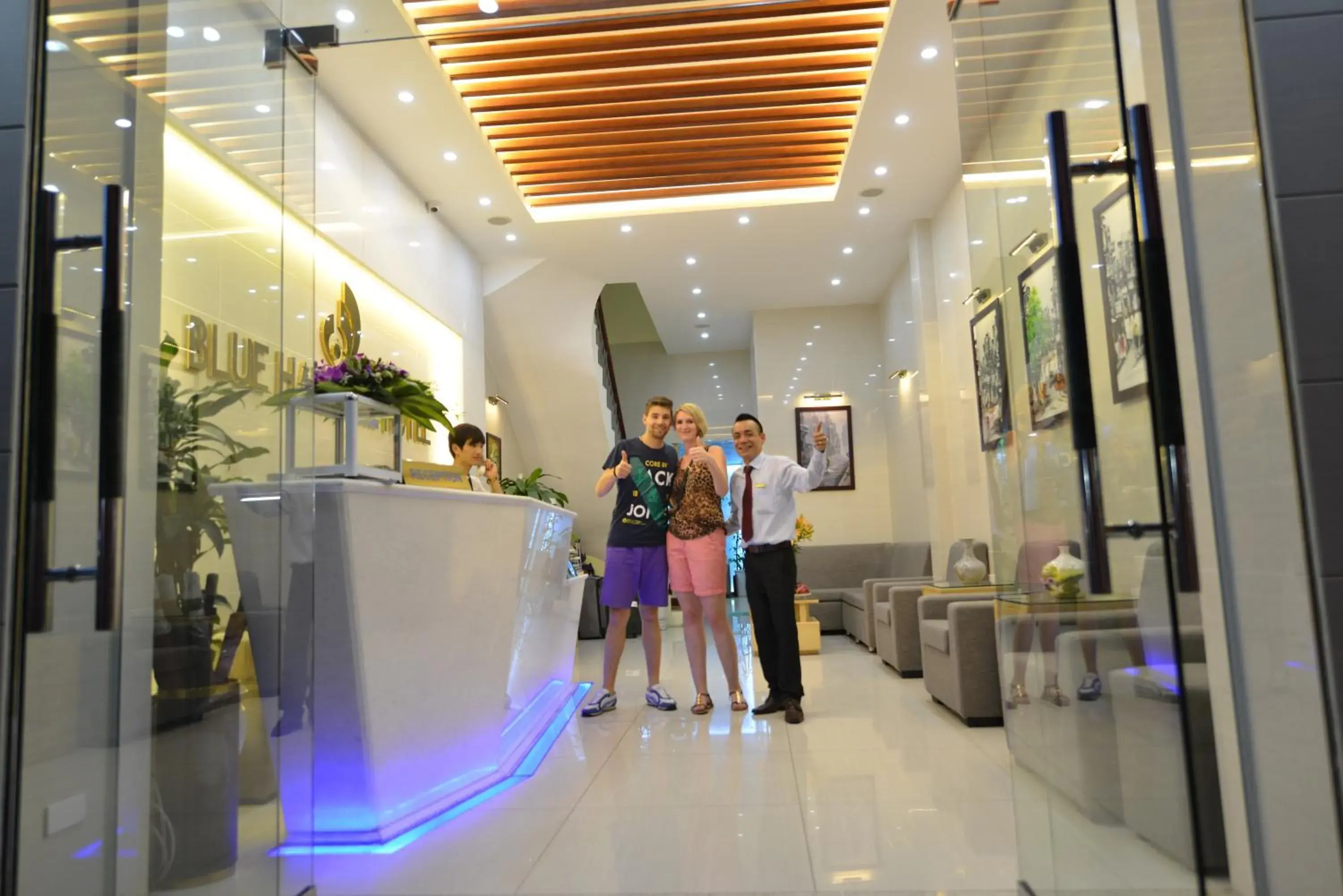 Lobby or reception in Blue Hanoi Inn Hotel Lobby or reception in Blue Hanoi Inn Hotel