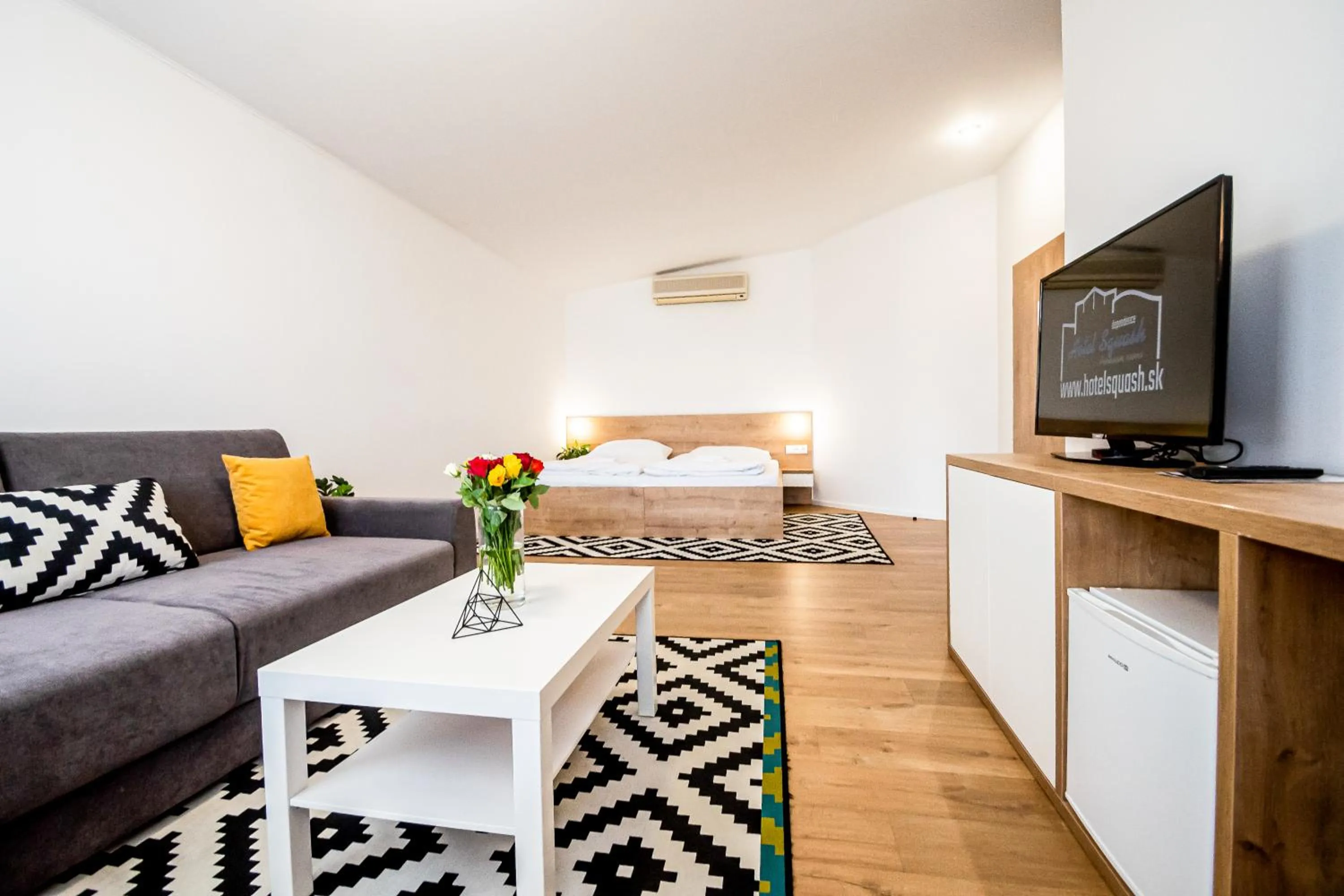 Bed in Hotel Squash Centrum