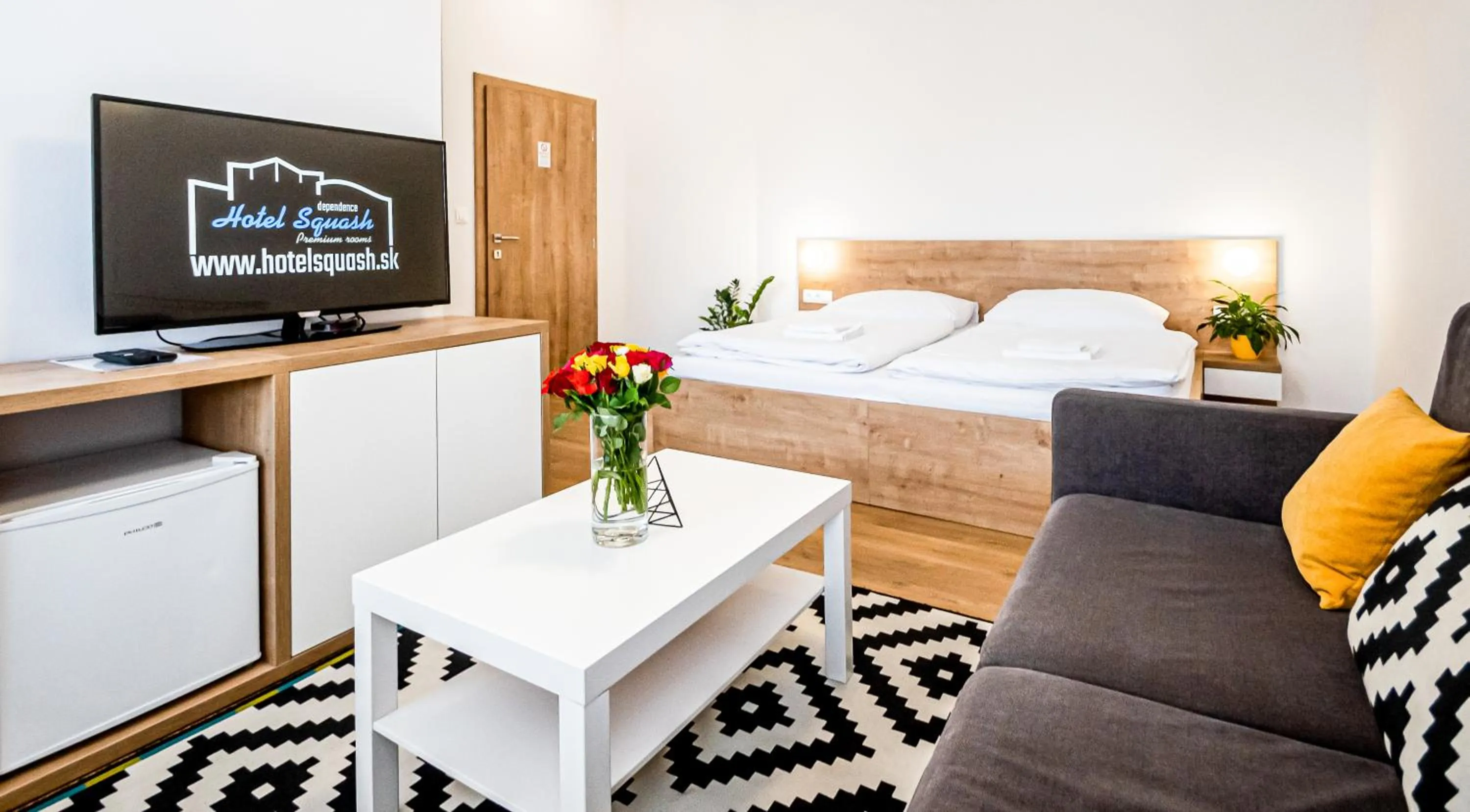 Bed in Hotel Squash Centrum