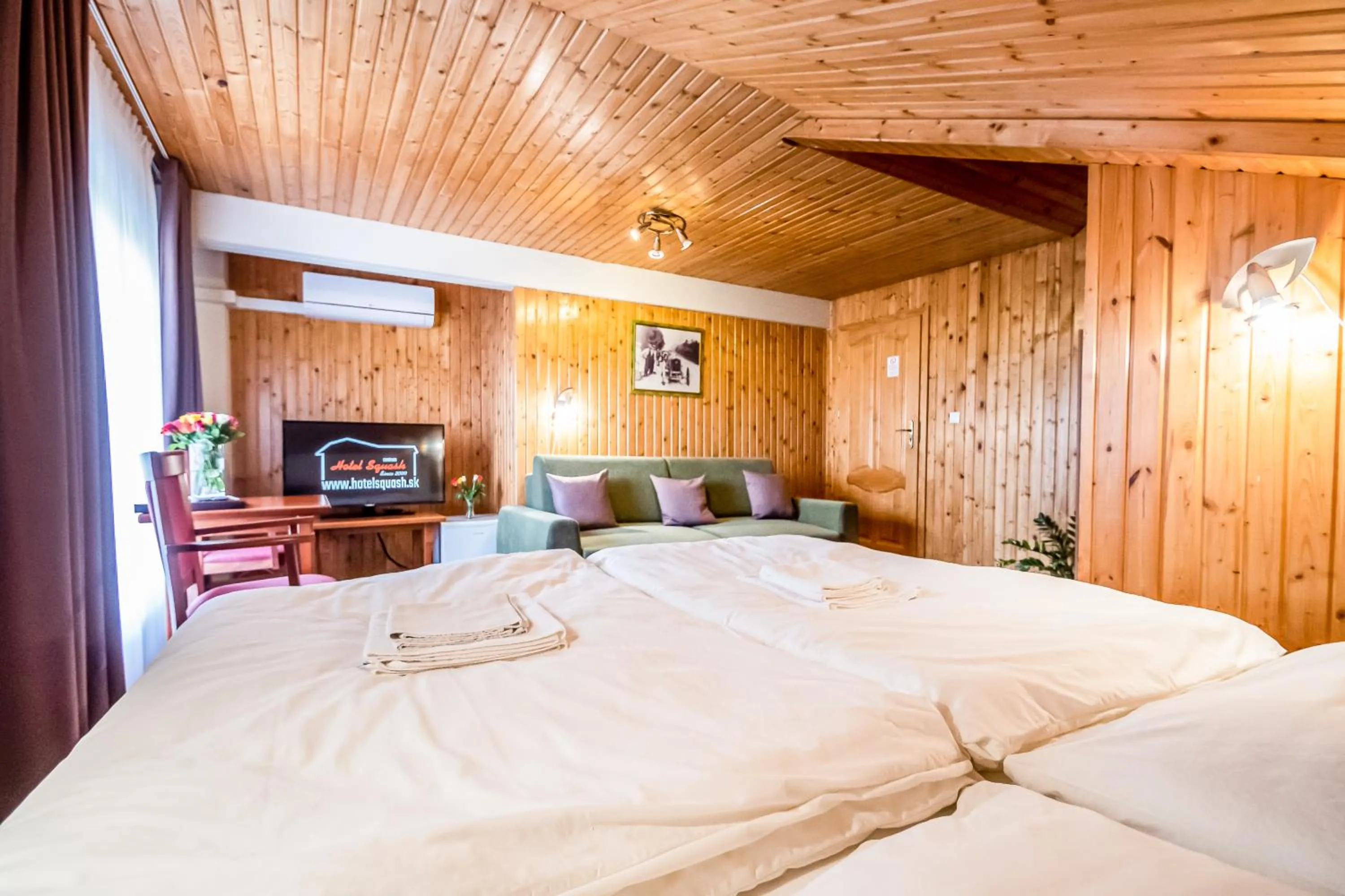 Bed in Hotel Squash Centrum