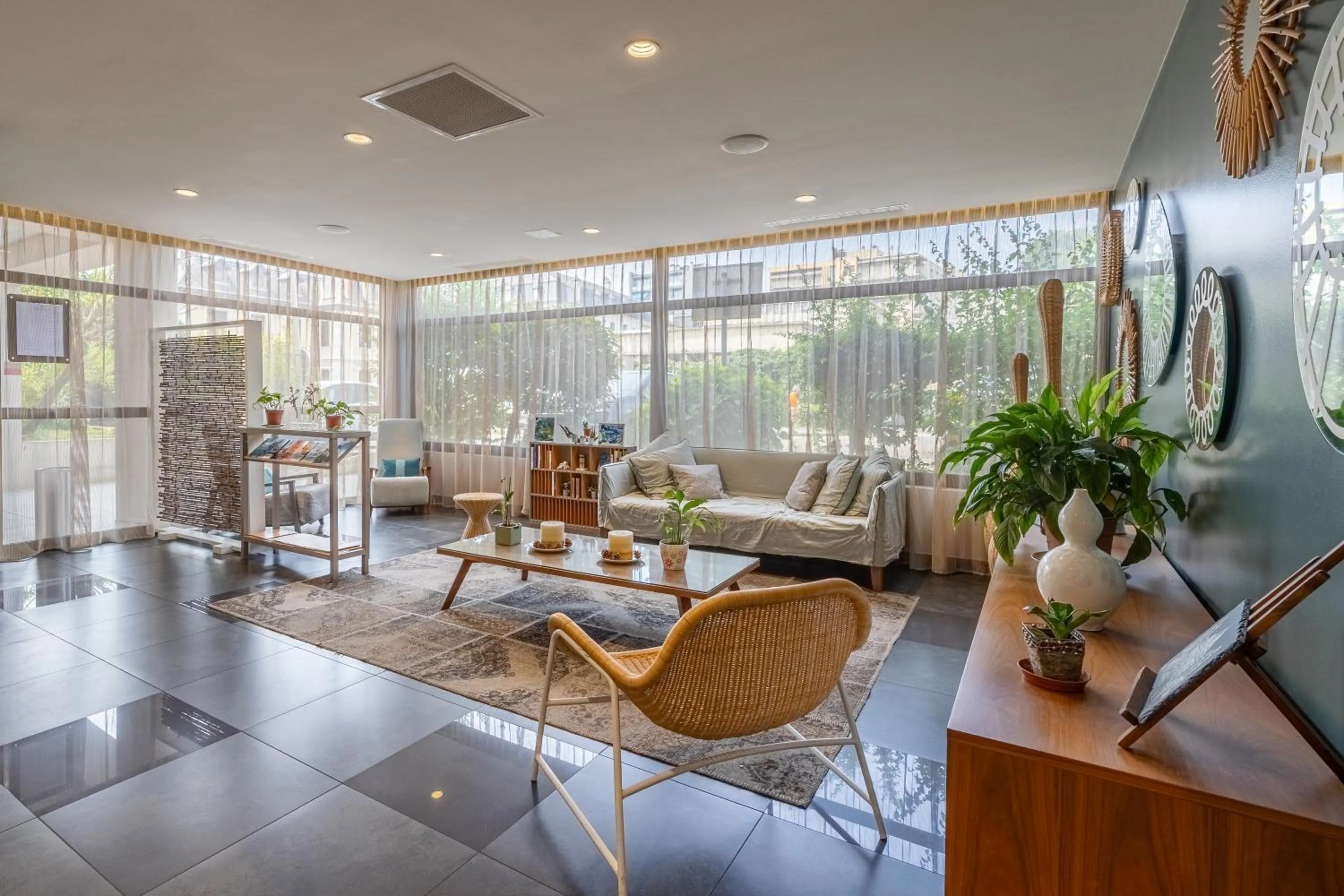 Lobby or reception in Les Loges du Park