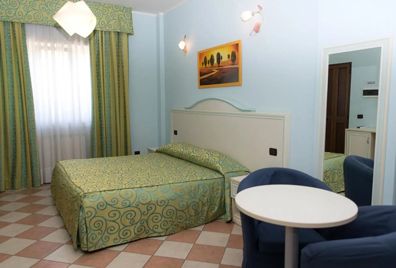 Bed in Hotel Villa Aurora