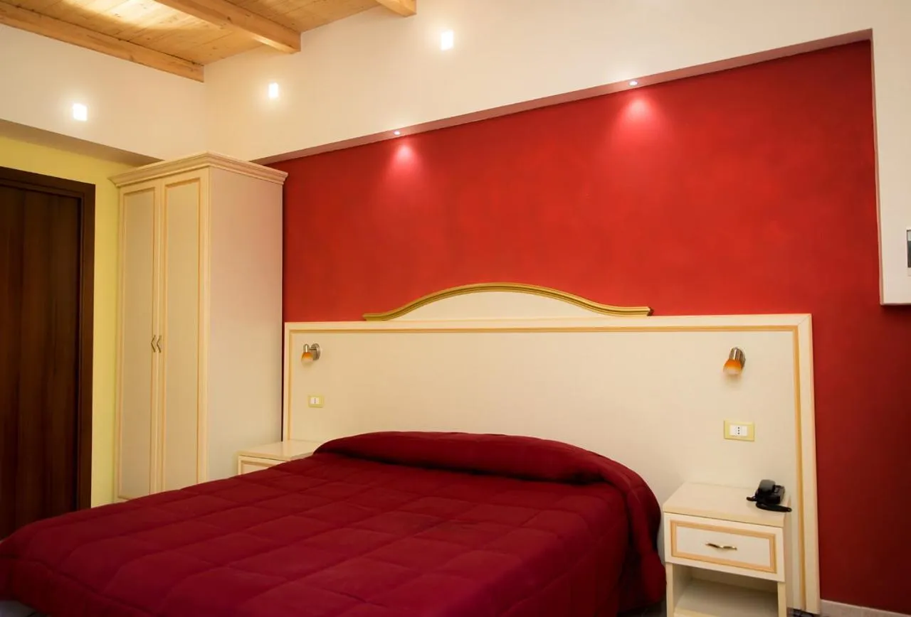 Bed in Hotel Villa Aurora