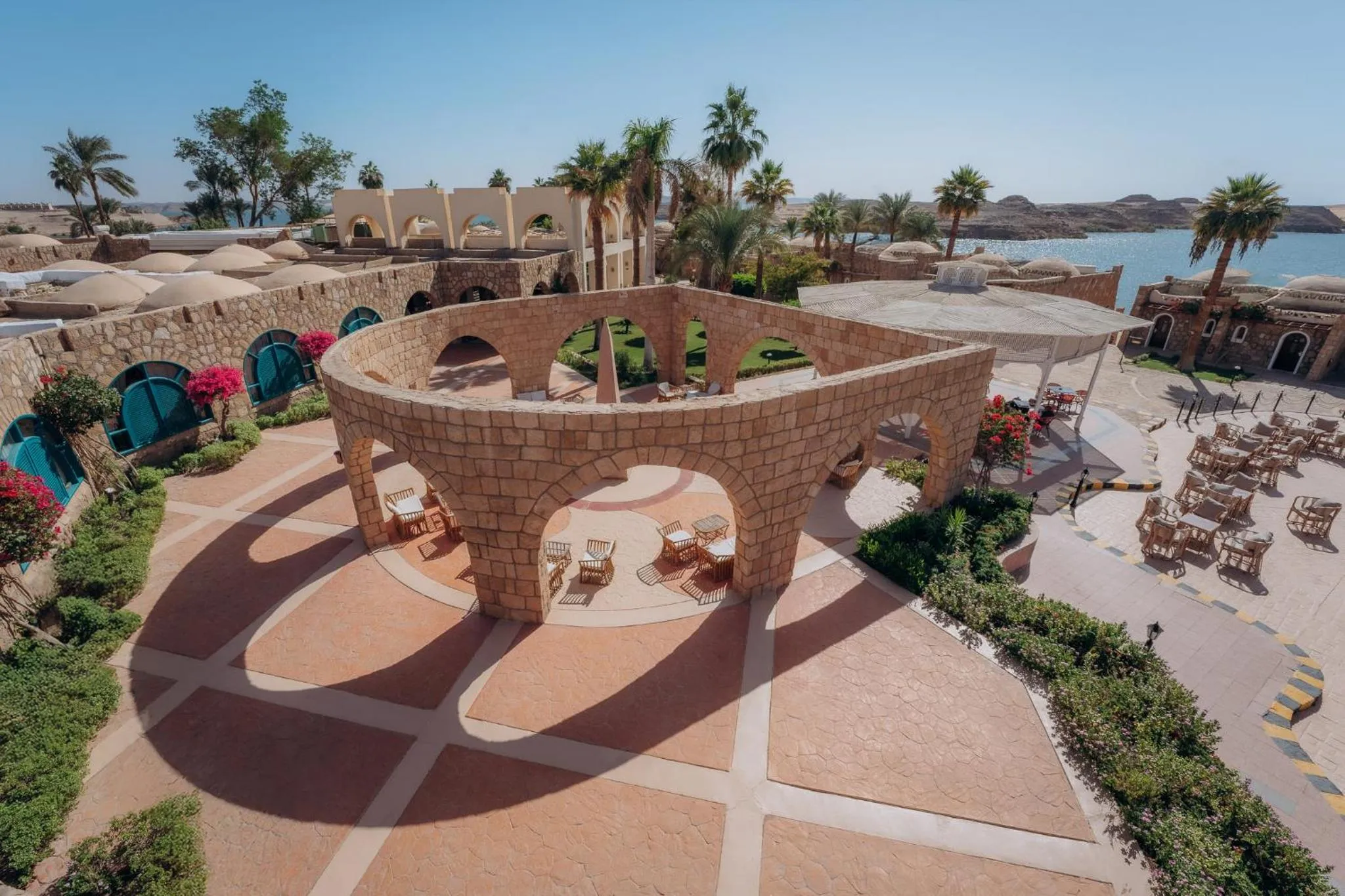 Natural landscape in Seti Abu Simbel Lake Resort