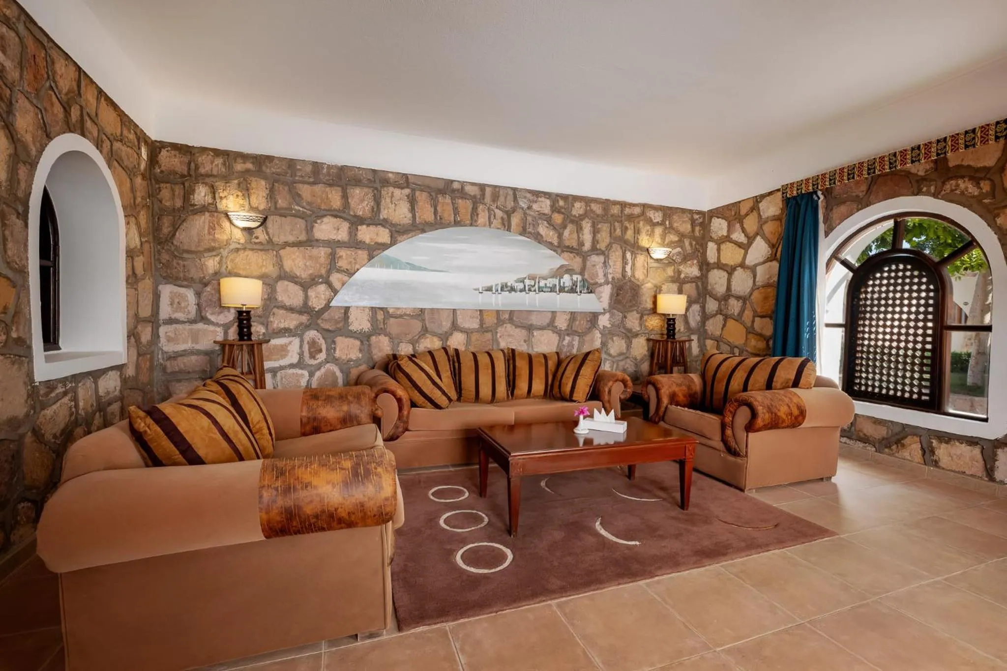 Living room in Seti Abu Simbel Lake Resort