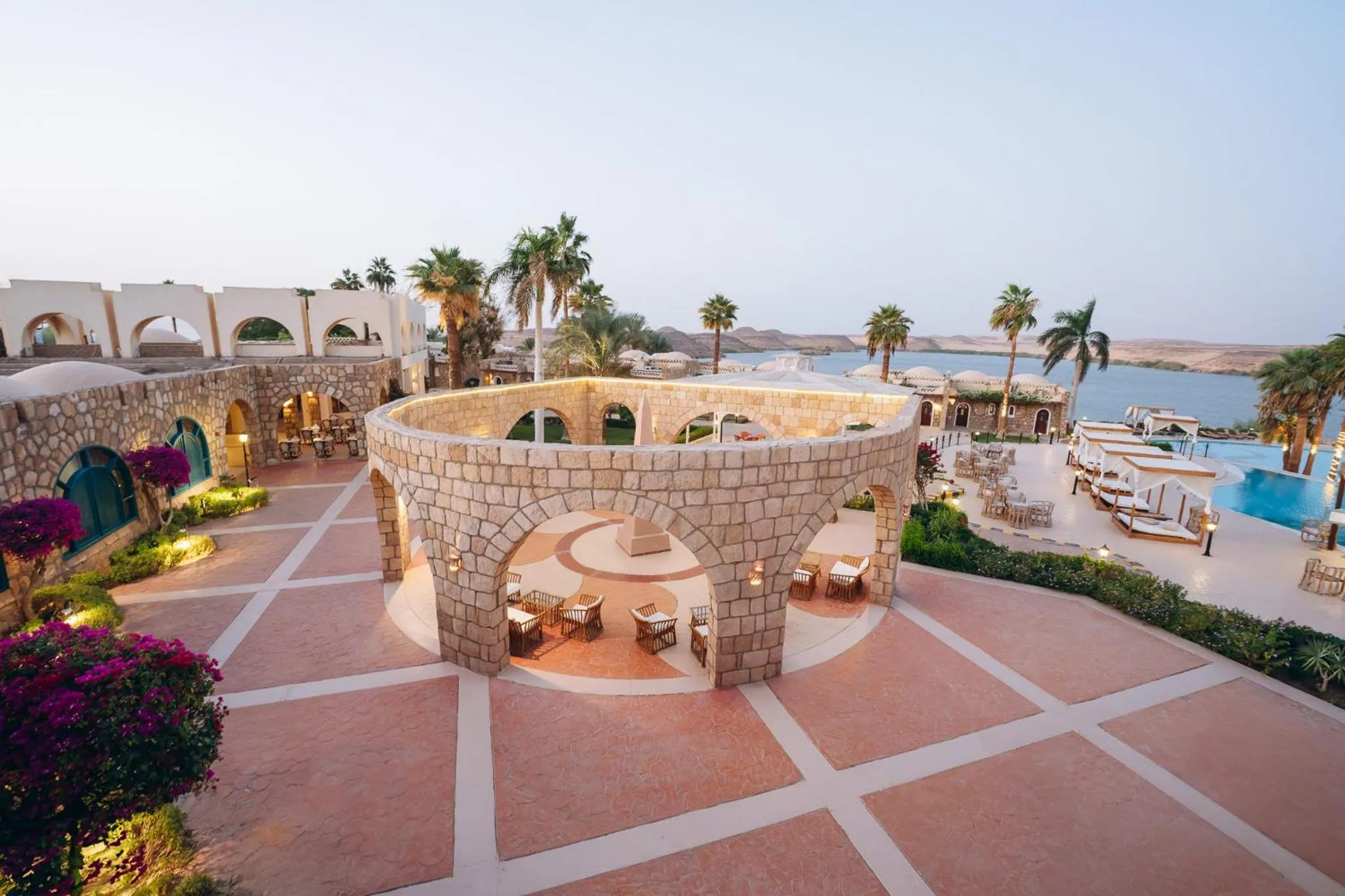 Natural landscape in Seti Abu Simbel Lake Resort