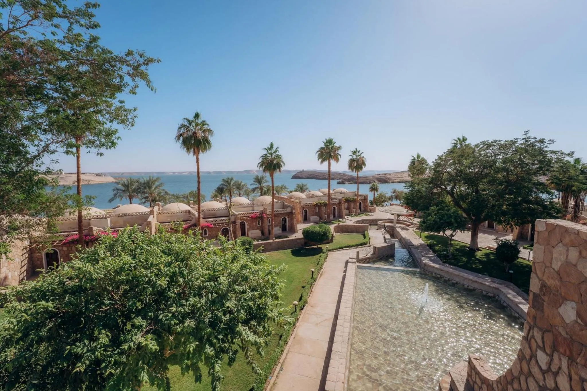 Natural landscape in Seti Abu Simbel Lake Resort