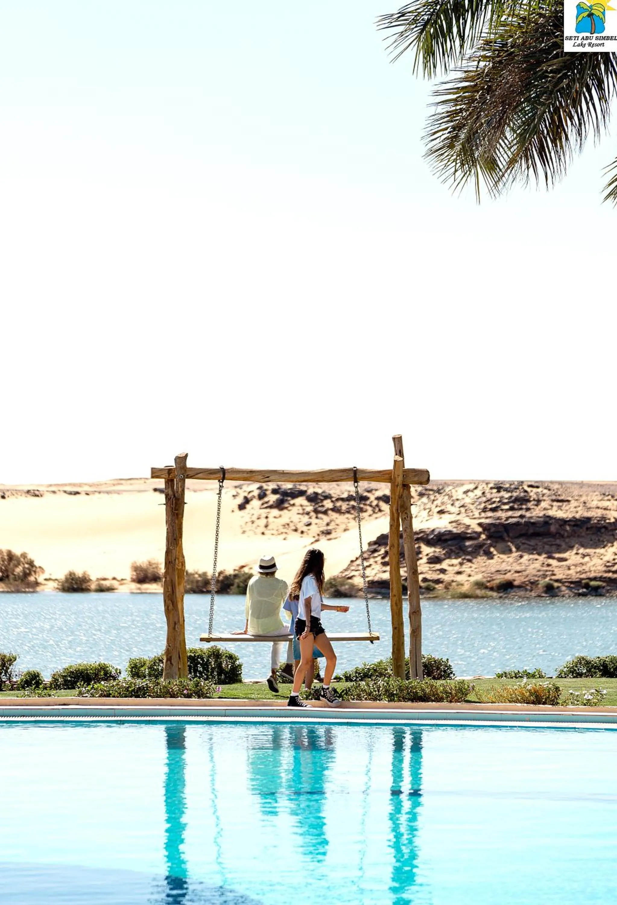 Natural landscape in Seti Abu Simbel Lake Resort