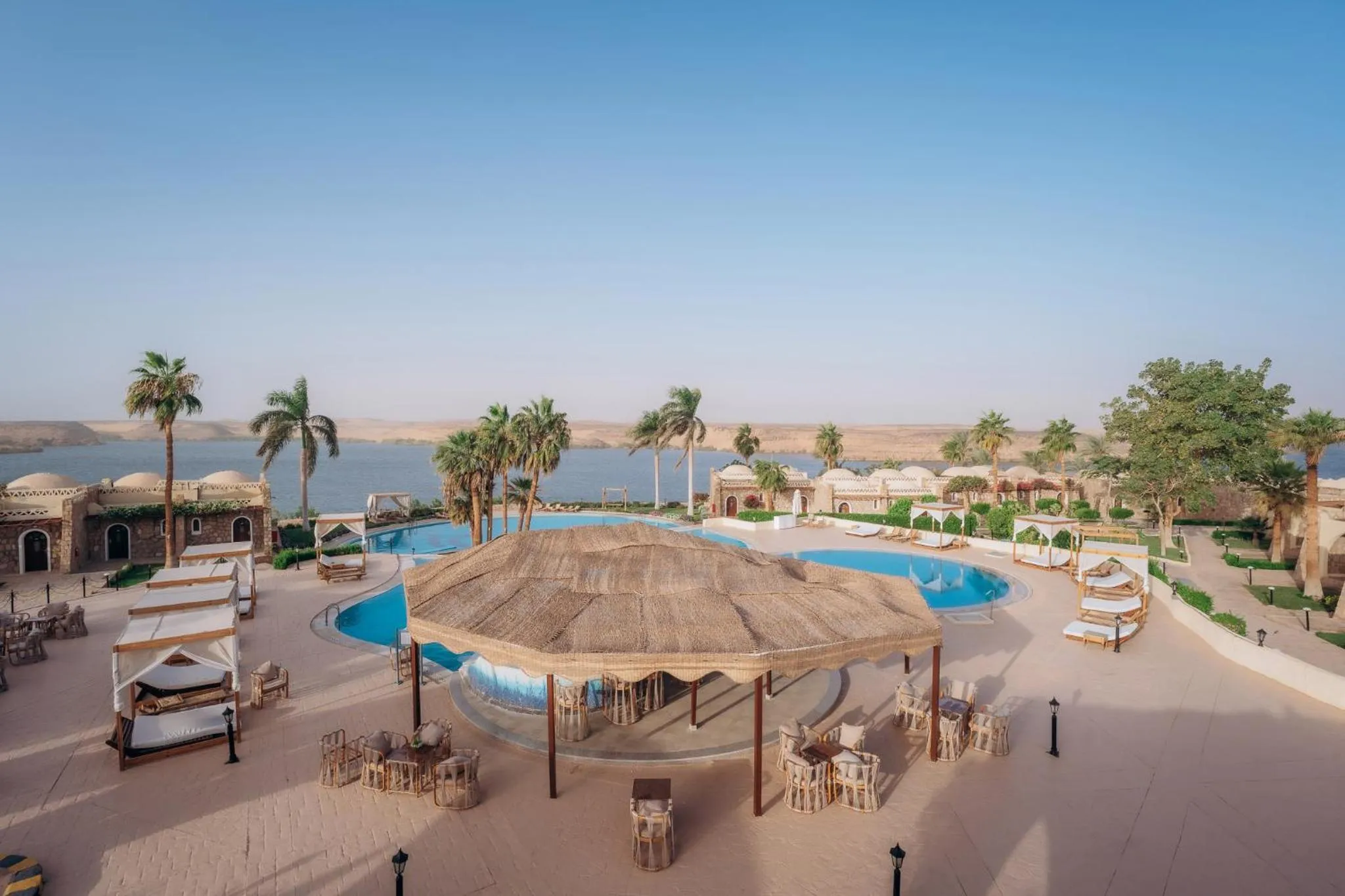 Natural landscape in Seti Abu Simbel Lake Resort