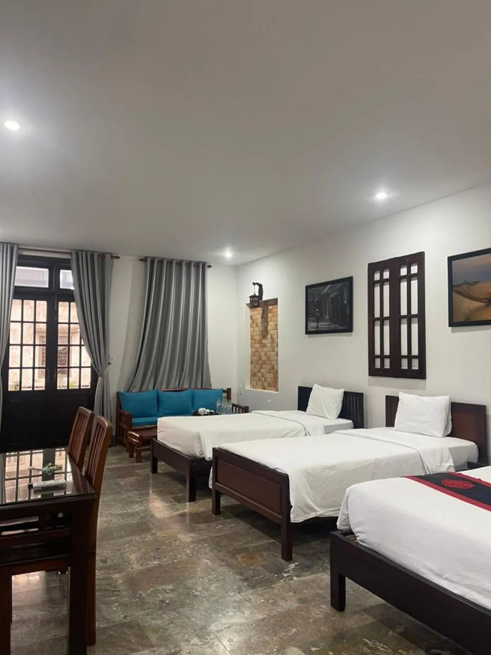 Bed in Green Grapefruit Villa