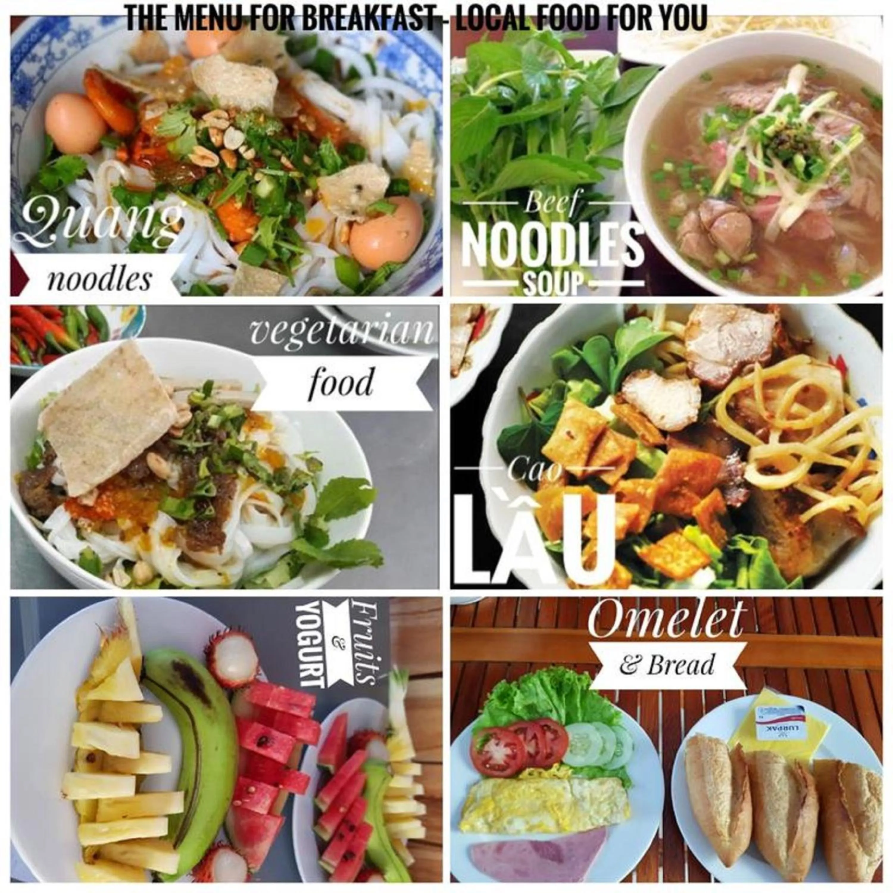 Food in Green Grapefruit Villa