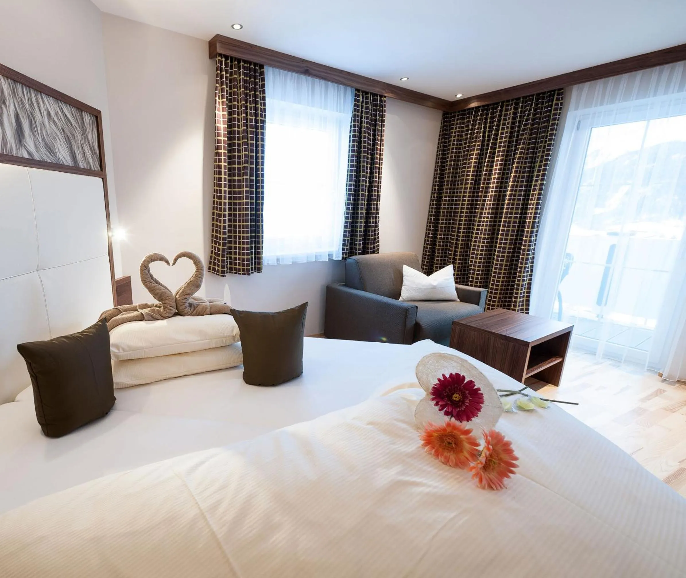 Bed in Hotel Jennys Schlössl