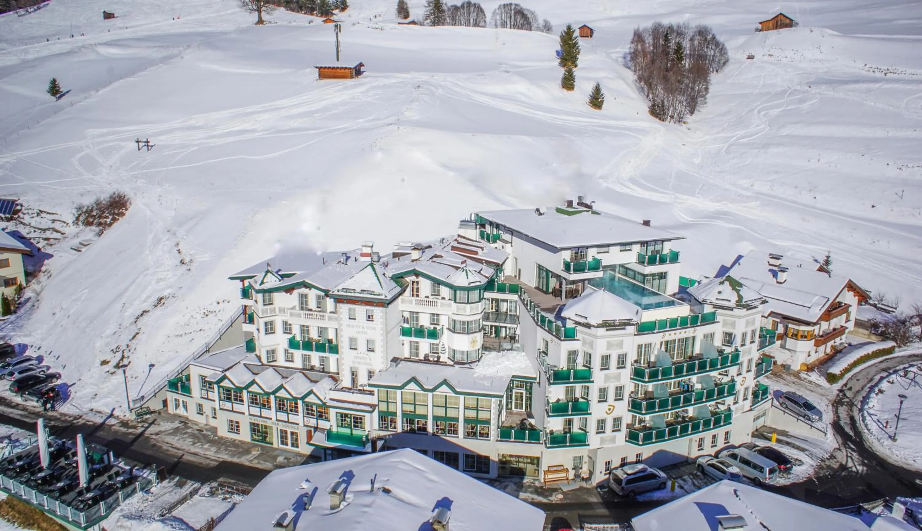 Bird's eye view in Hotel Jennys Schlössl