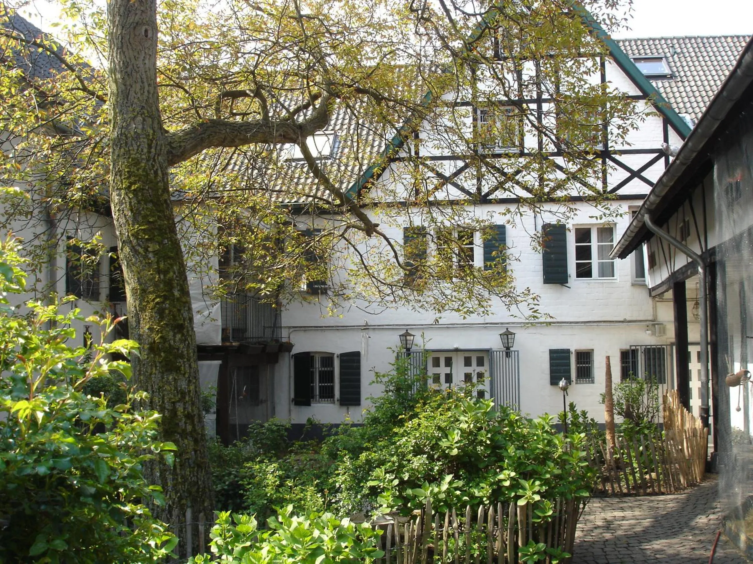 Patio in Rhein River Guesthouse - direkt am Rhein