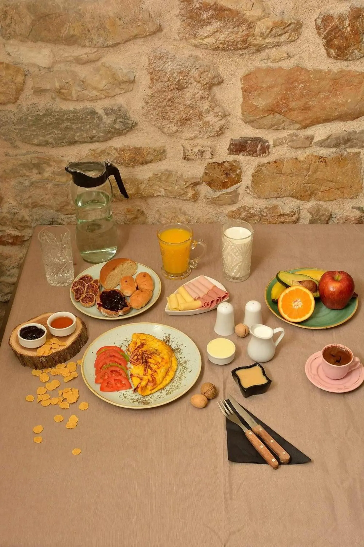 Breakfast in Ntouana hotel