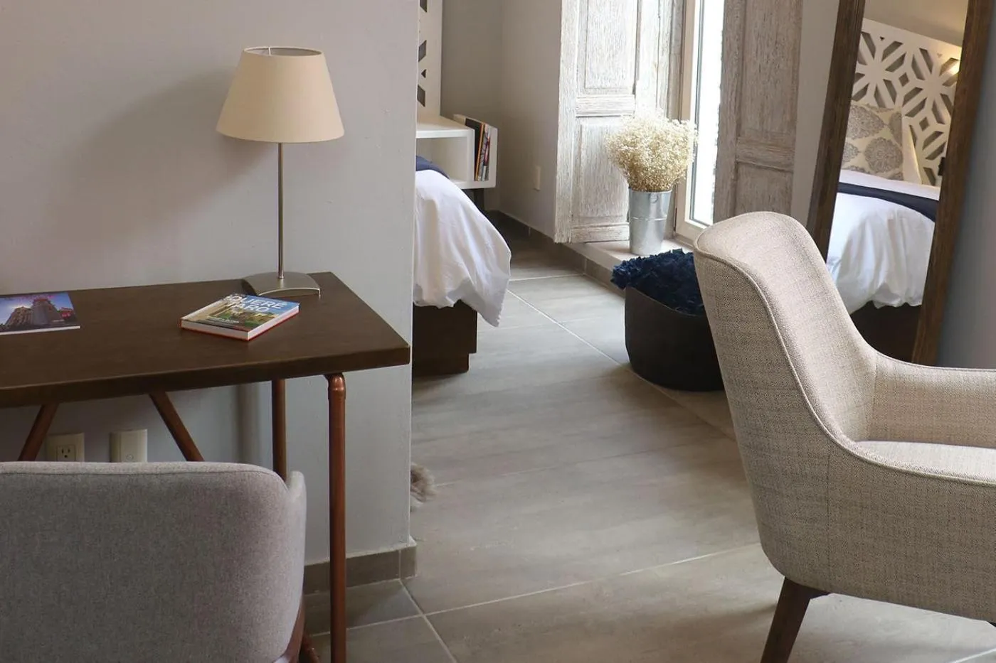 Seating area in Hotel Casa Once