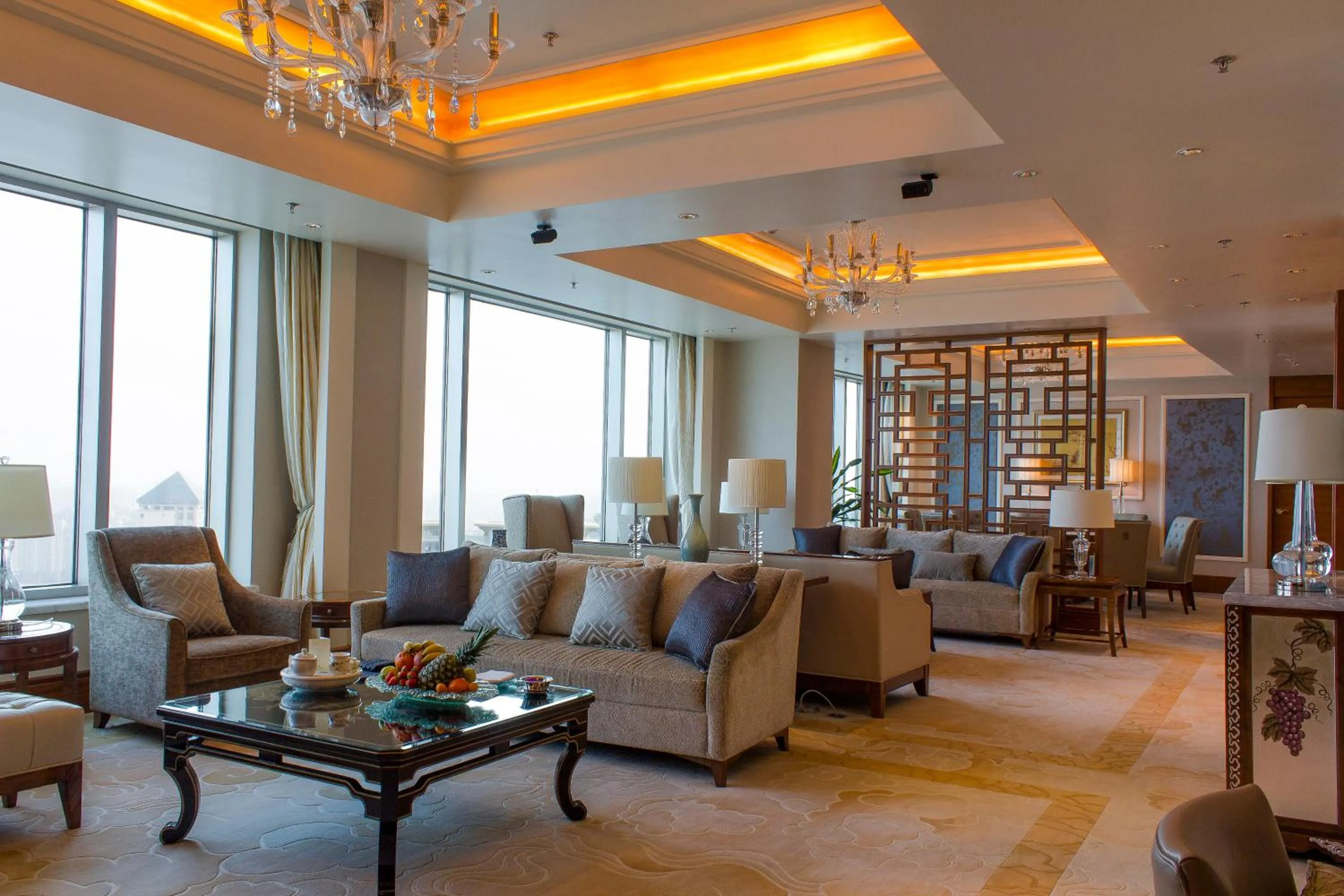 Photo of the whole room in Shangri-La Yangzhou